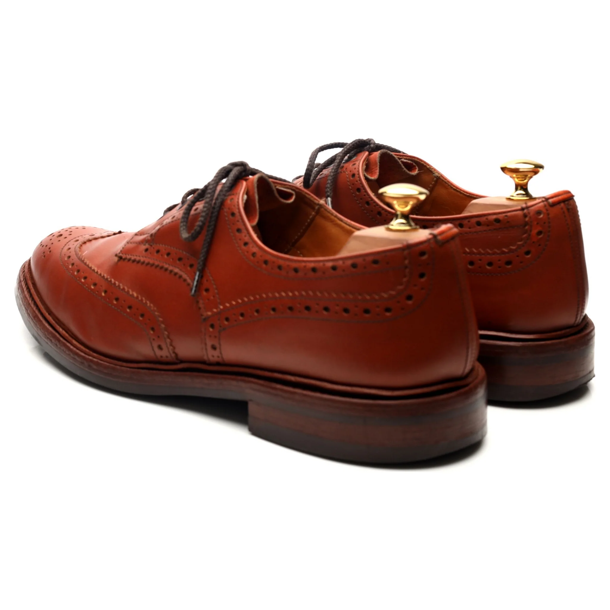 'Bourton' Tan Brown Leather Derby UK 10.5 - Image 3