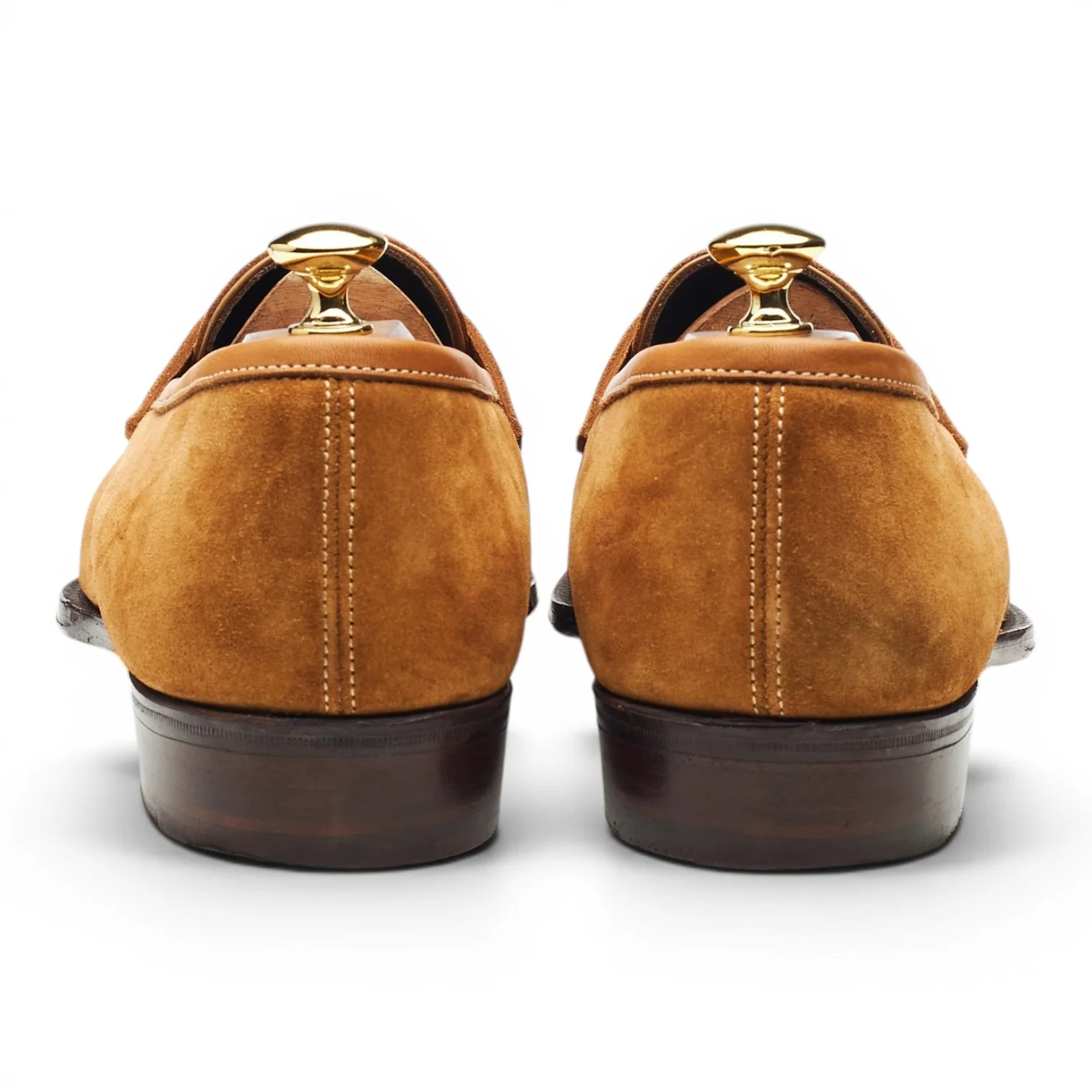 'Bradley II' Tan Brown Suede Loafers UK 11 E - Image 4