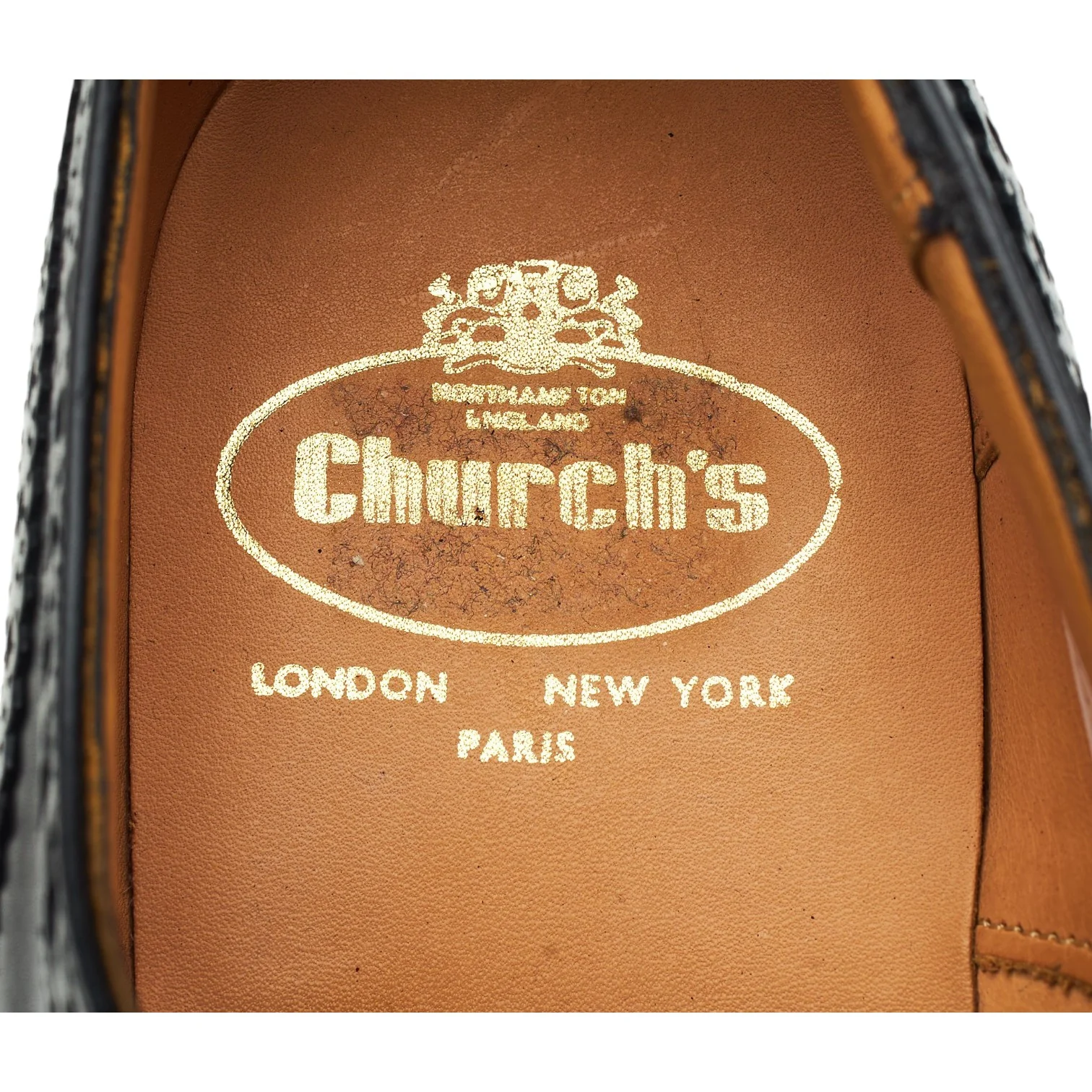 'Brisbane' Black Leather Oxford Brogues UK 10 F - Image 6