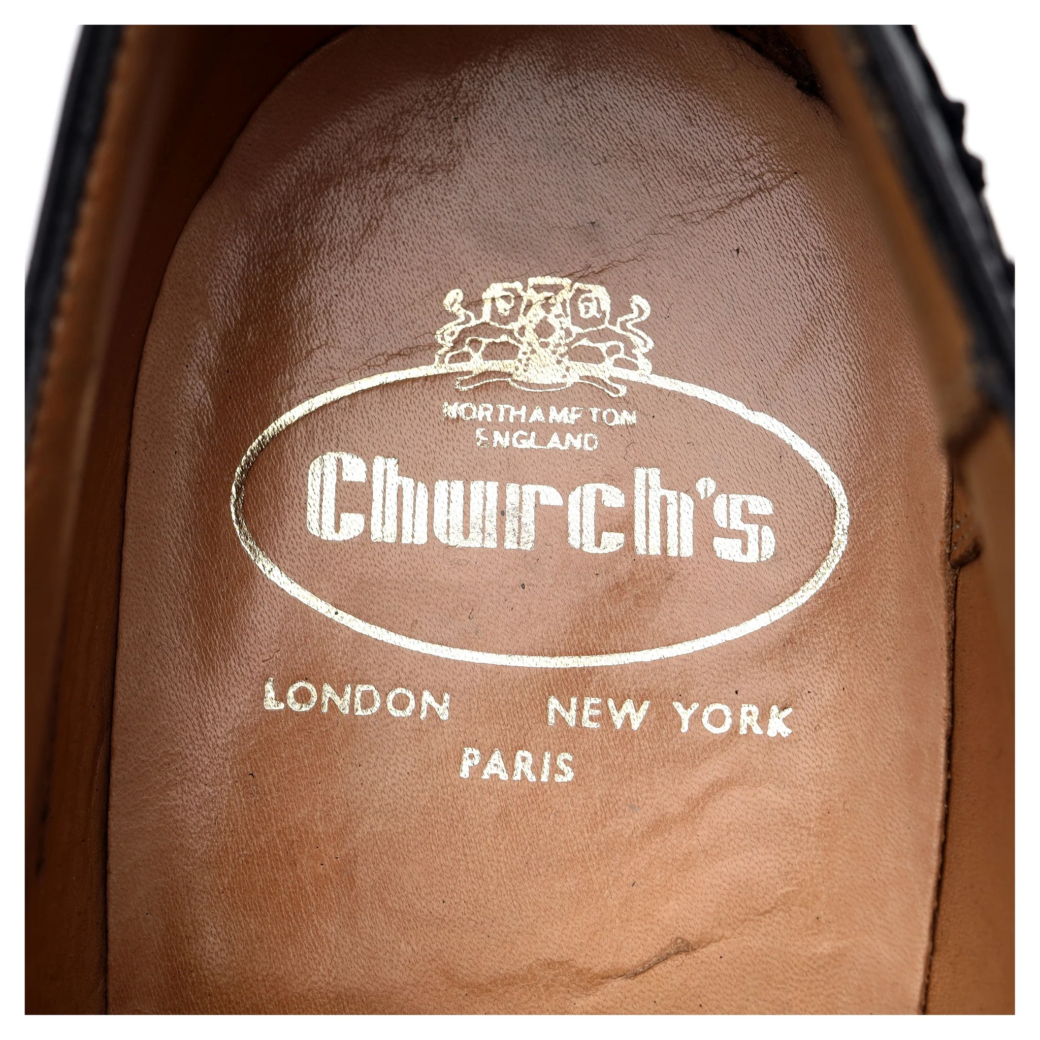 'Brisbane' Black Leather Oxford Brogues UK 8.5 G - Image 6