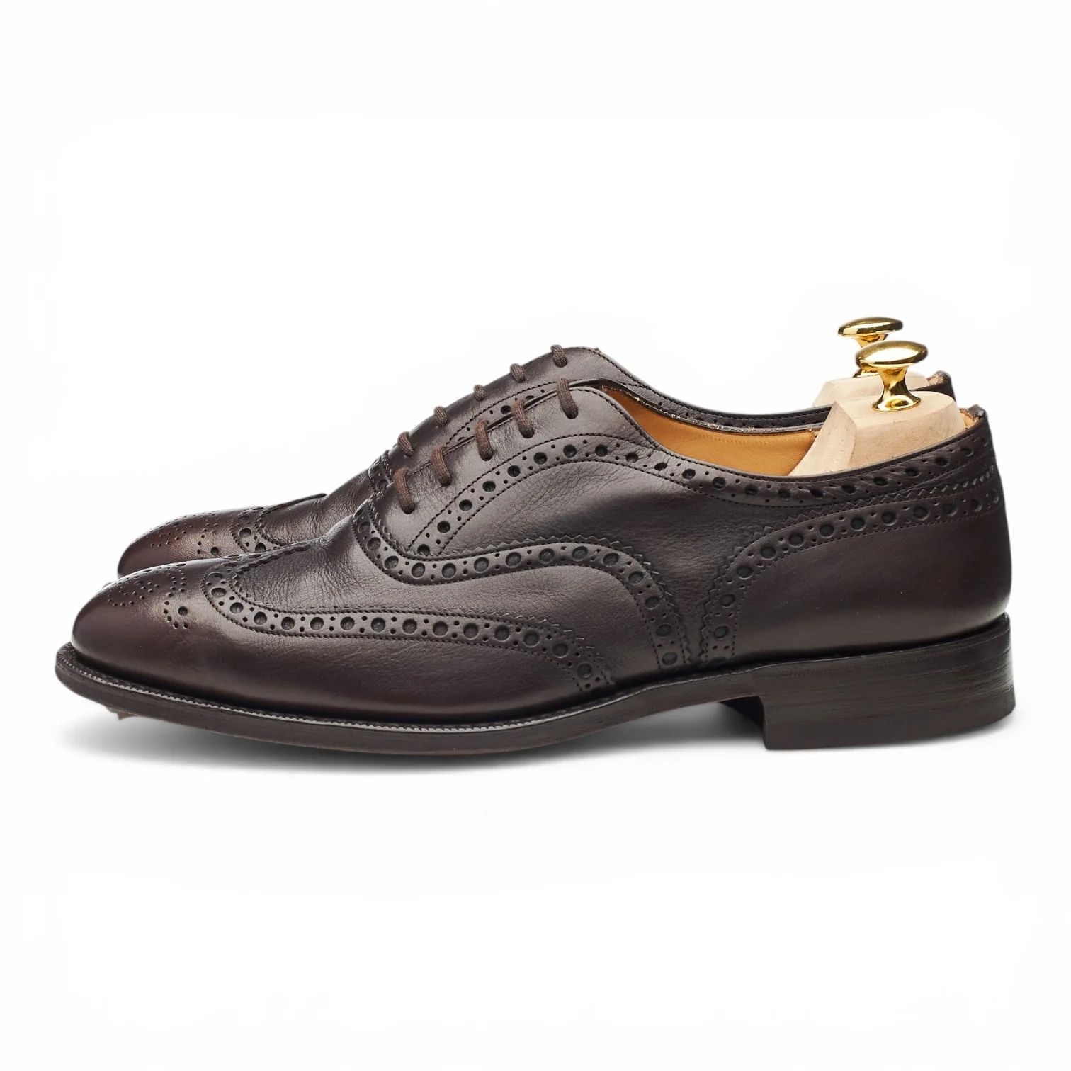 'Brisbane' Dark Brown Leather Oxford Brogues UK 8.5 G - Image 3