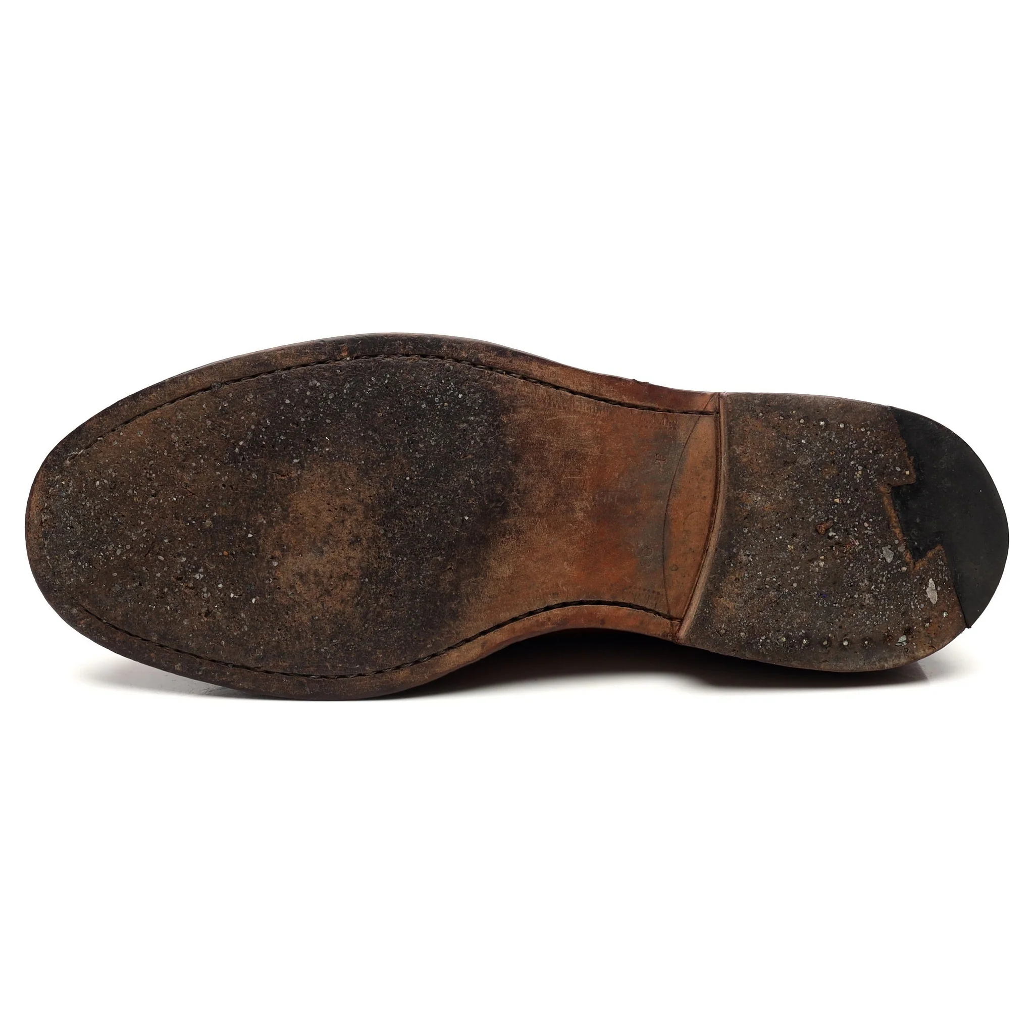 'Brixham' Tan Brown Leather Derby UK 8 F - Image 10