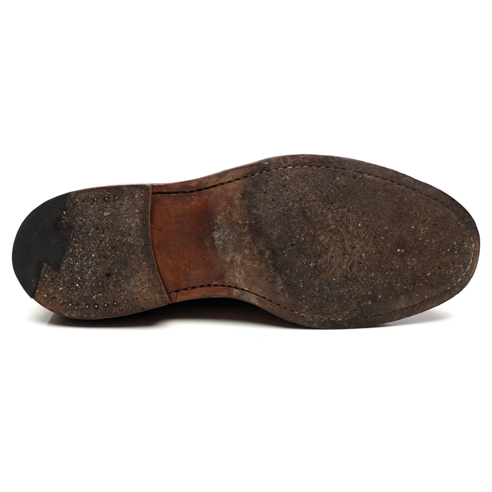'Brixham' Tan Brown Leather Derby UK 8 F - Image 11