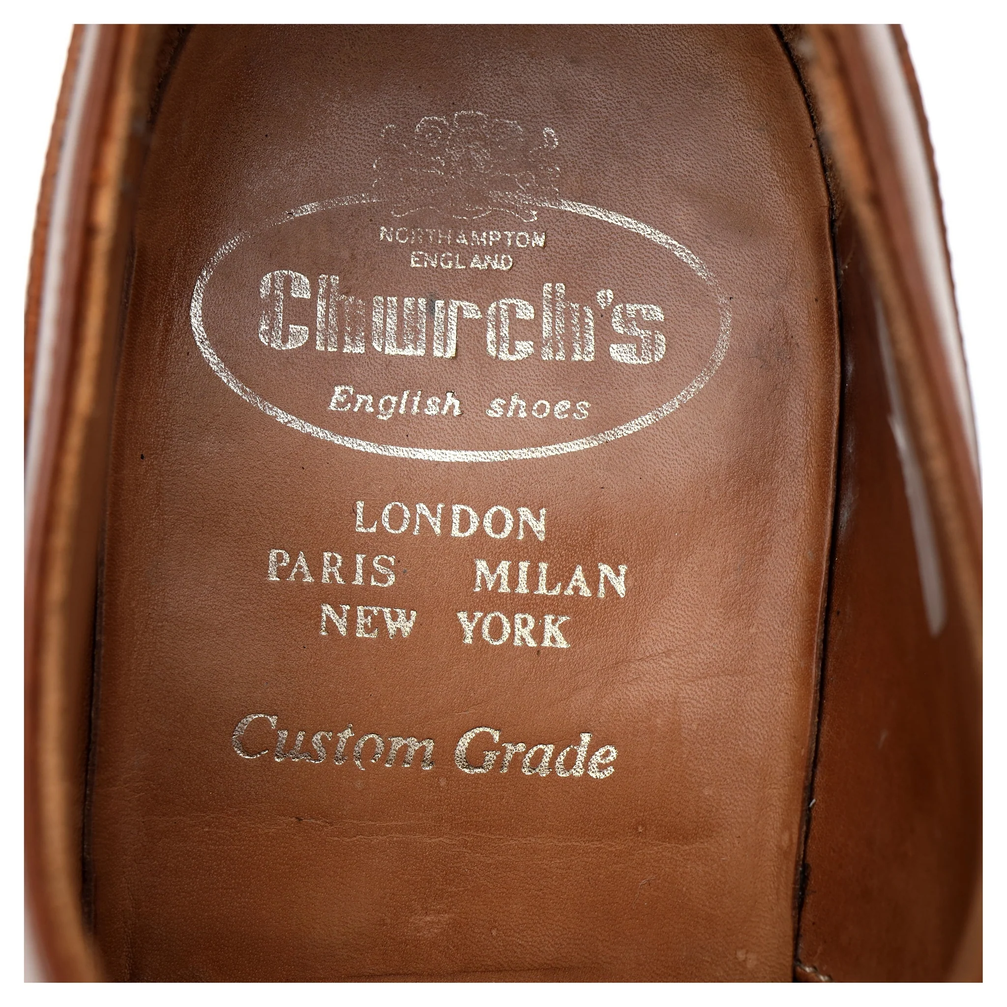 'Brixham' Tan Brown Leather Derby UK 8 F - Image 12