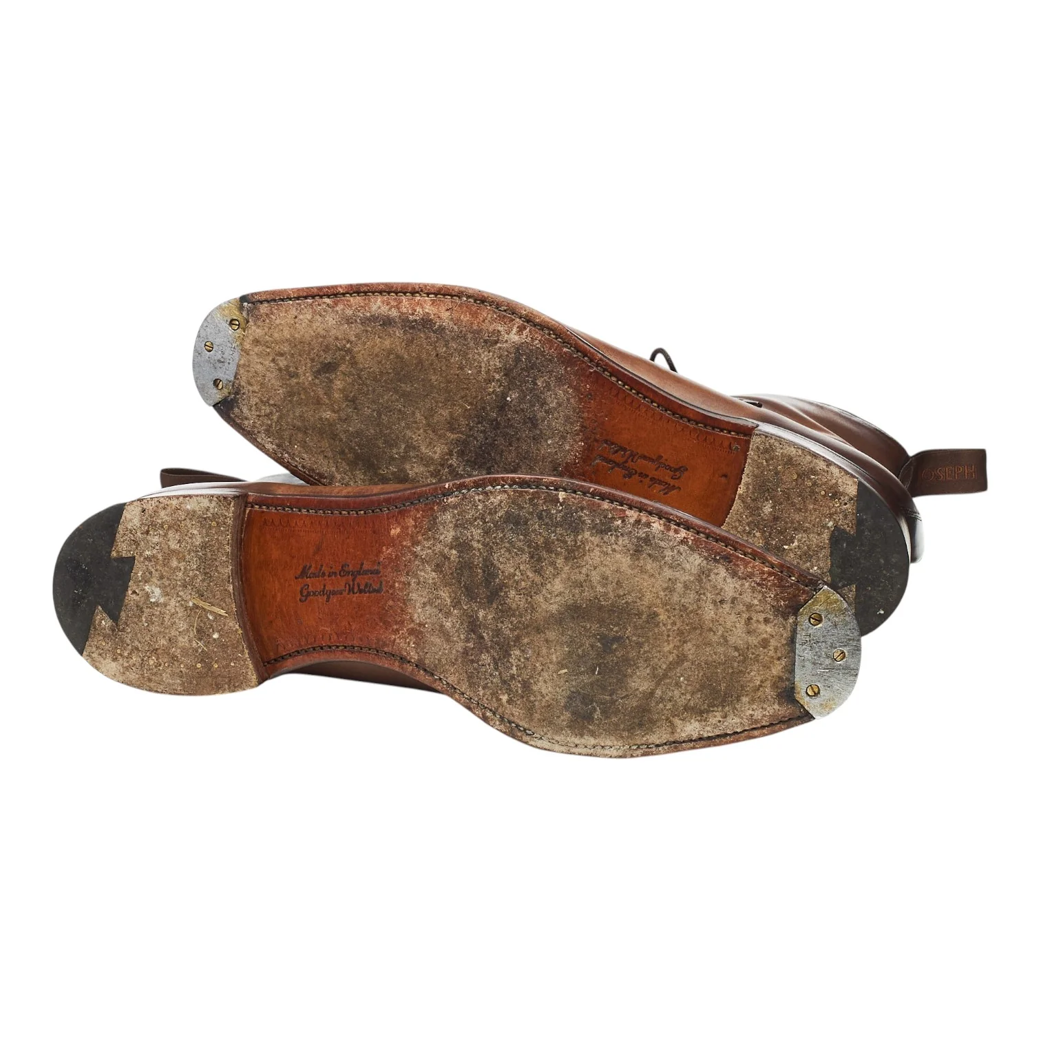 'Brixworth' Brown Leather Balmoral Boots UK 9.5 F - Image 5