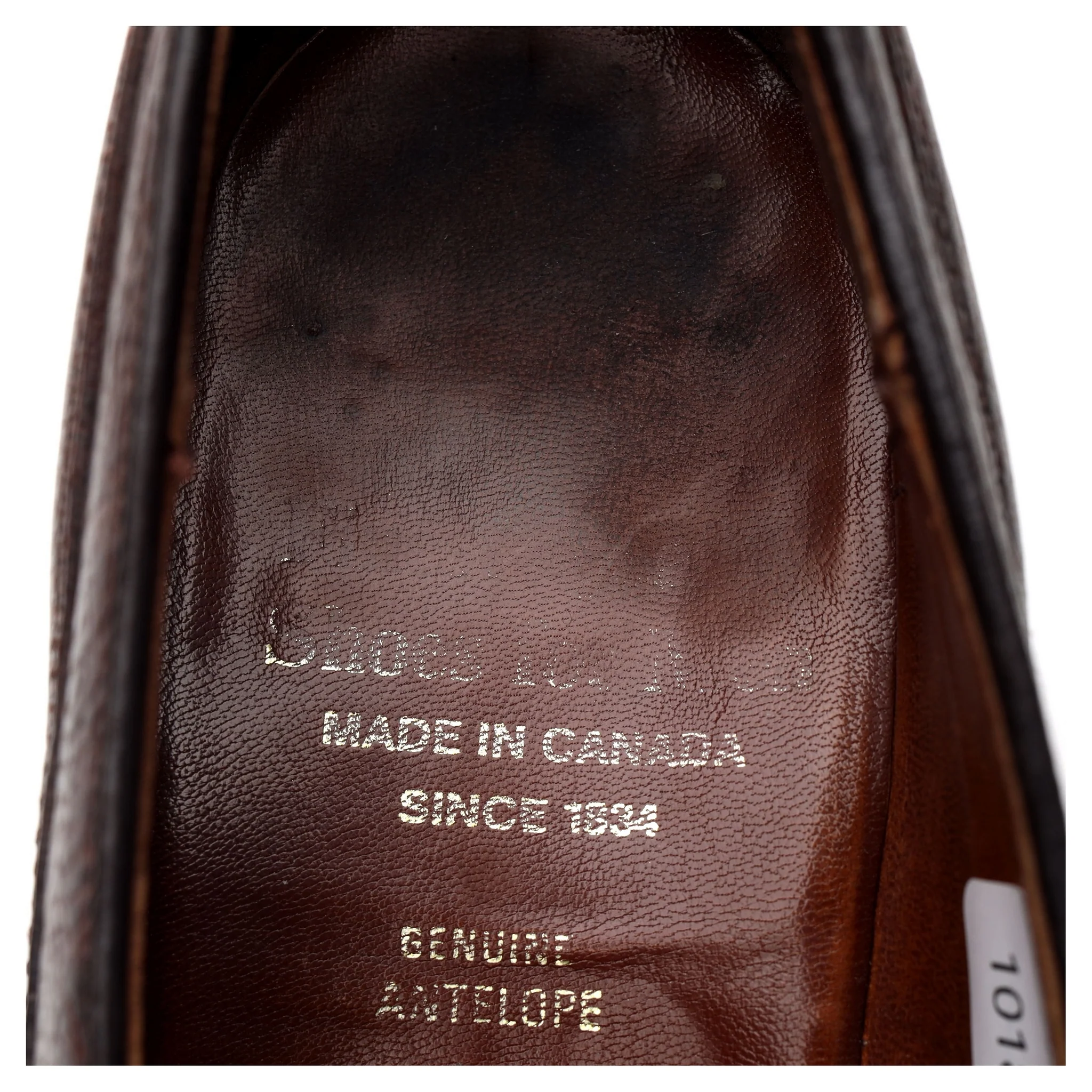 Brown Antelope Leather Tassel Loafers UK 8 US 9 D - Image 6