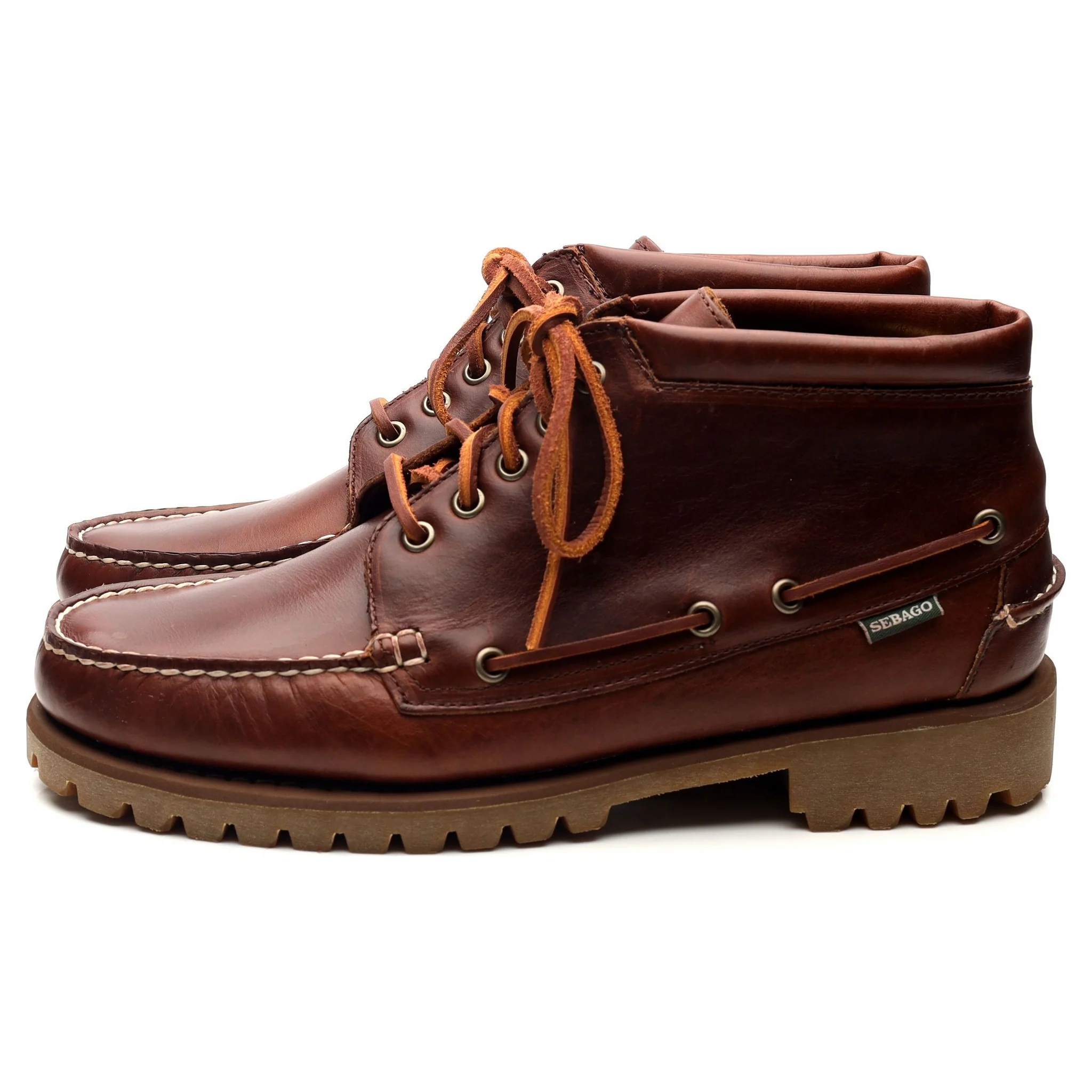 'Ranger' Brown Leather Boots UK 9 - Image 2