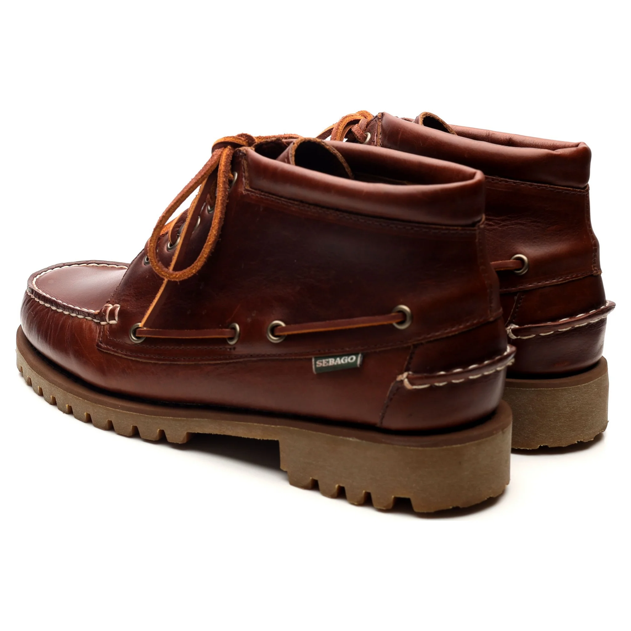 'Ranger' Brown Leather Boots UK 9 - Image 3