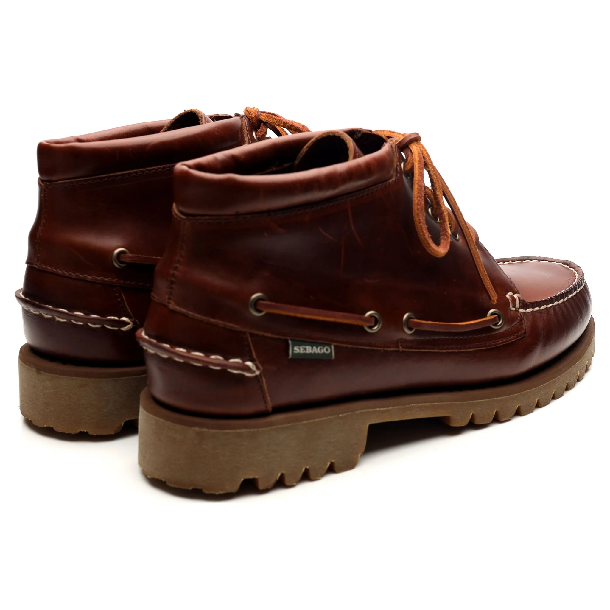 'Ranger' Brown Leather Boots UK 9 - Image 5
