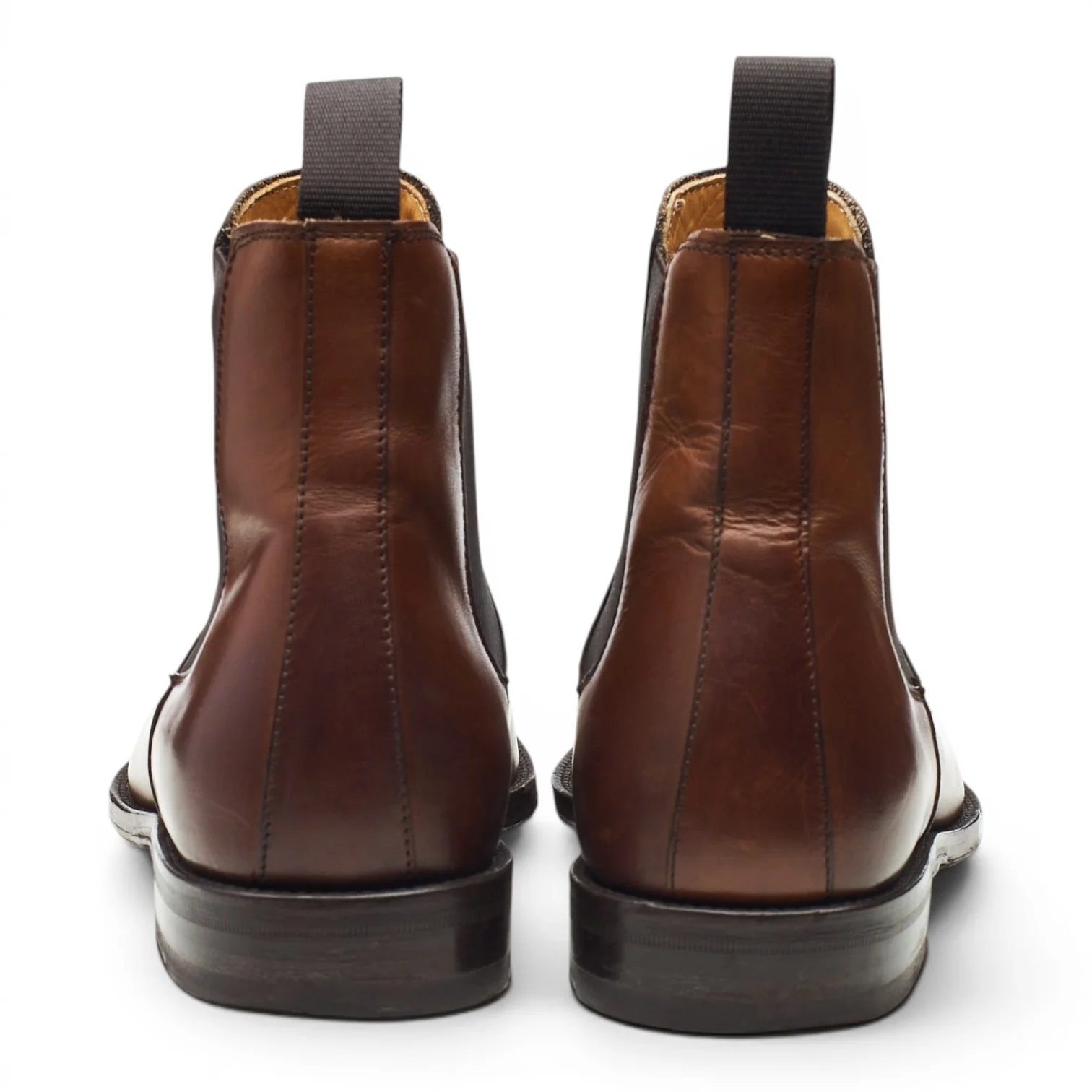 Brown Leather Chelsea Boots UK 6.5 - Image 4