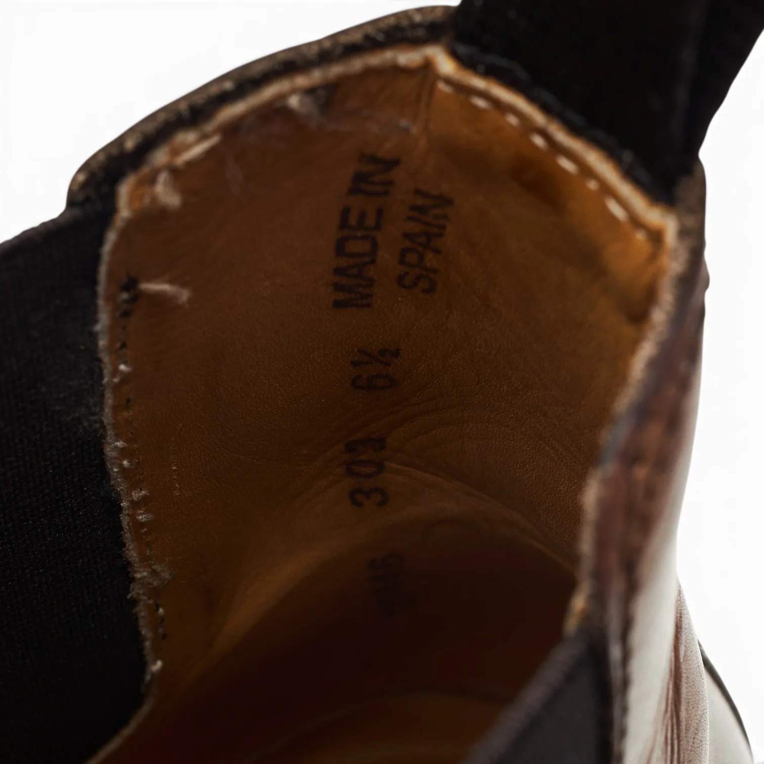 Brown Leather Chelsea Boots UK 6.5 - Image 7