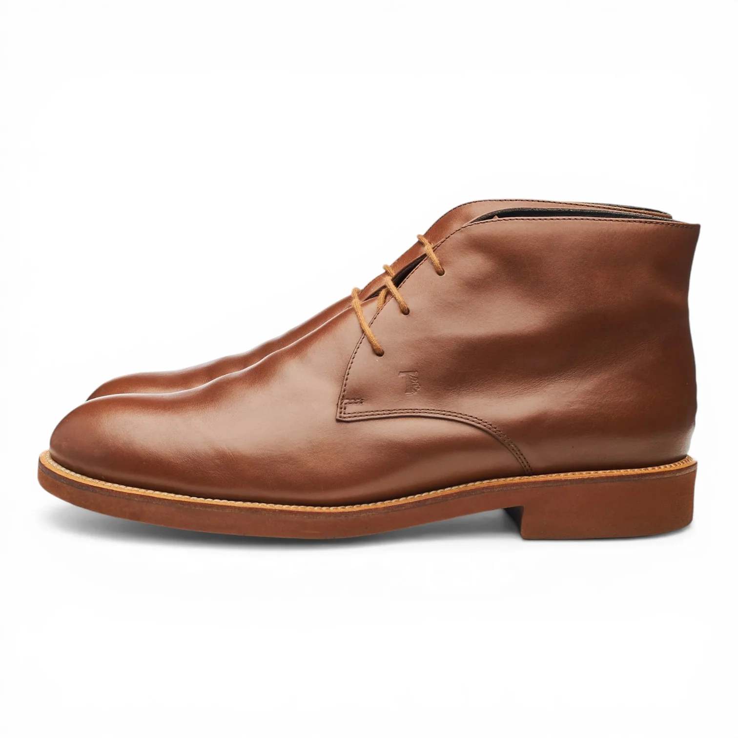 Brown Leather Chukka Boots UK 9 - Image 3