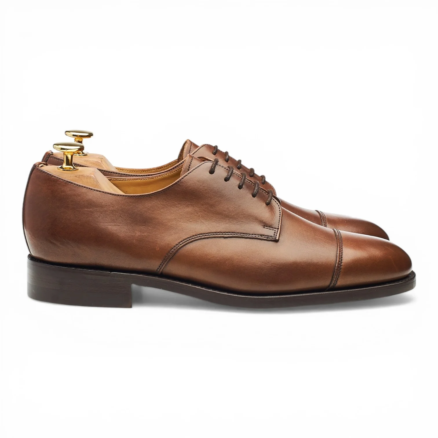 Brown Leather Derby UK 6.5 E