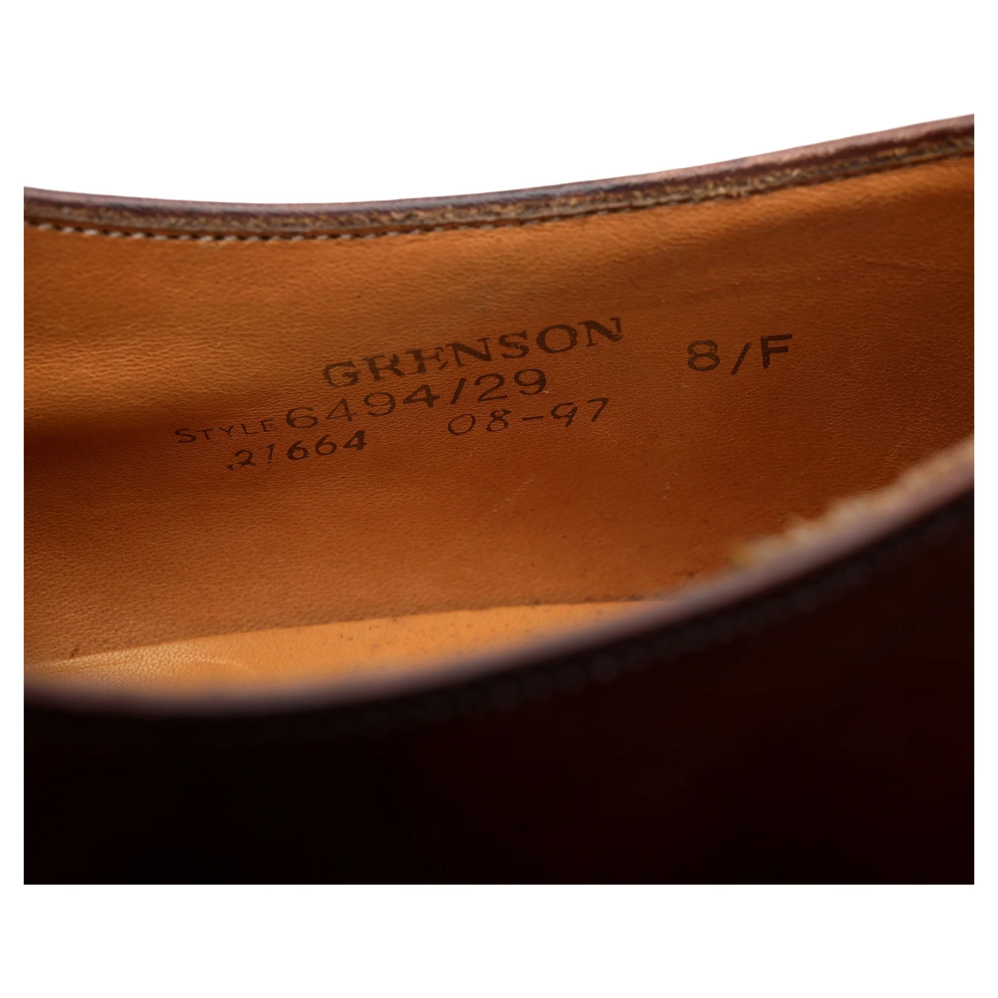 Brown Leather Derby UK 8 F - Image 13