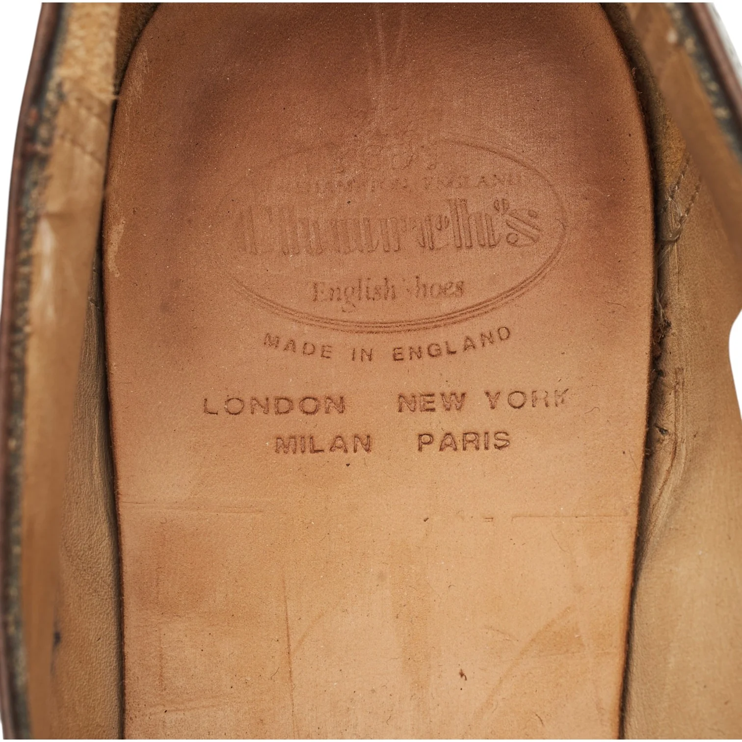 'Lymm' Brown Leather Brogue Loafers UK 7 F - Image 6