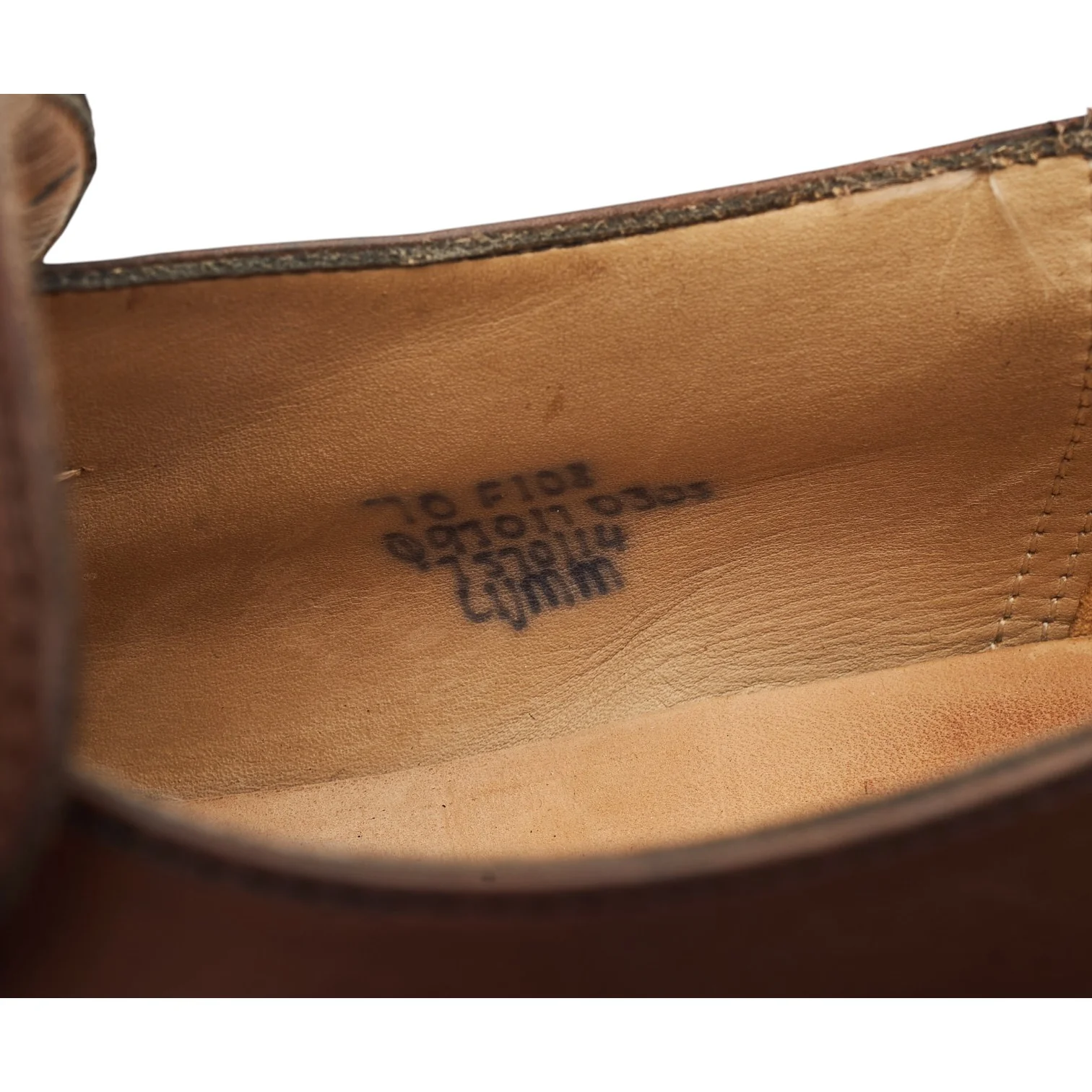 'Lymm' Brown Leather Brogue Loafers UK 7 F - Image 7