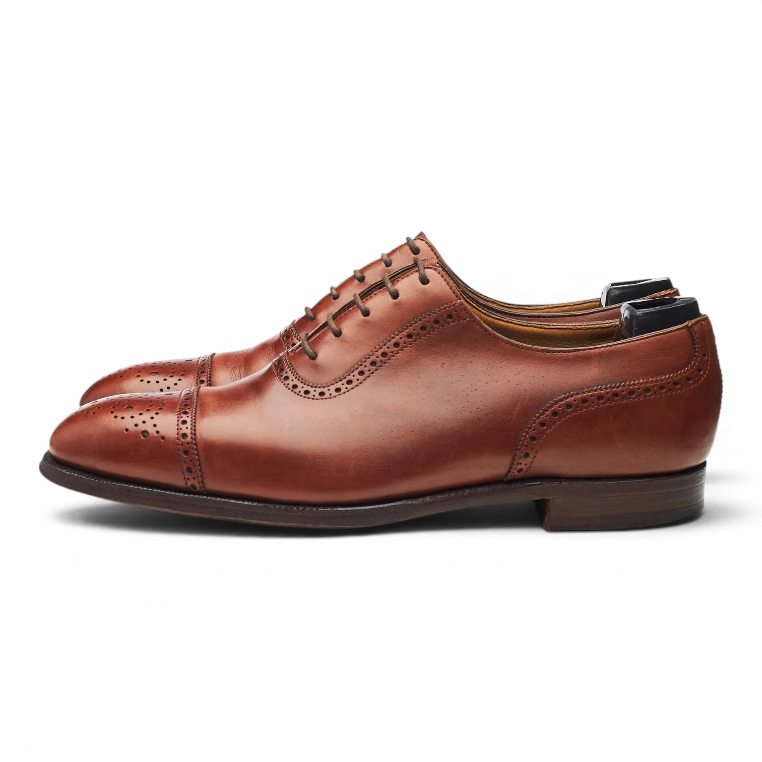 Brown Leather Oxford Brogues UK 6.5 E - Image 3