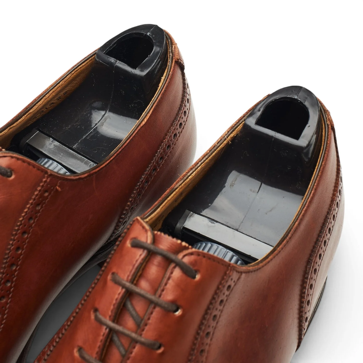 Brown Leather Oxford Brogues UK 6.5 E - Image 5