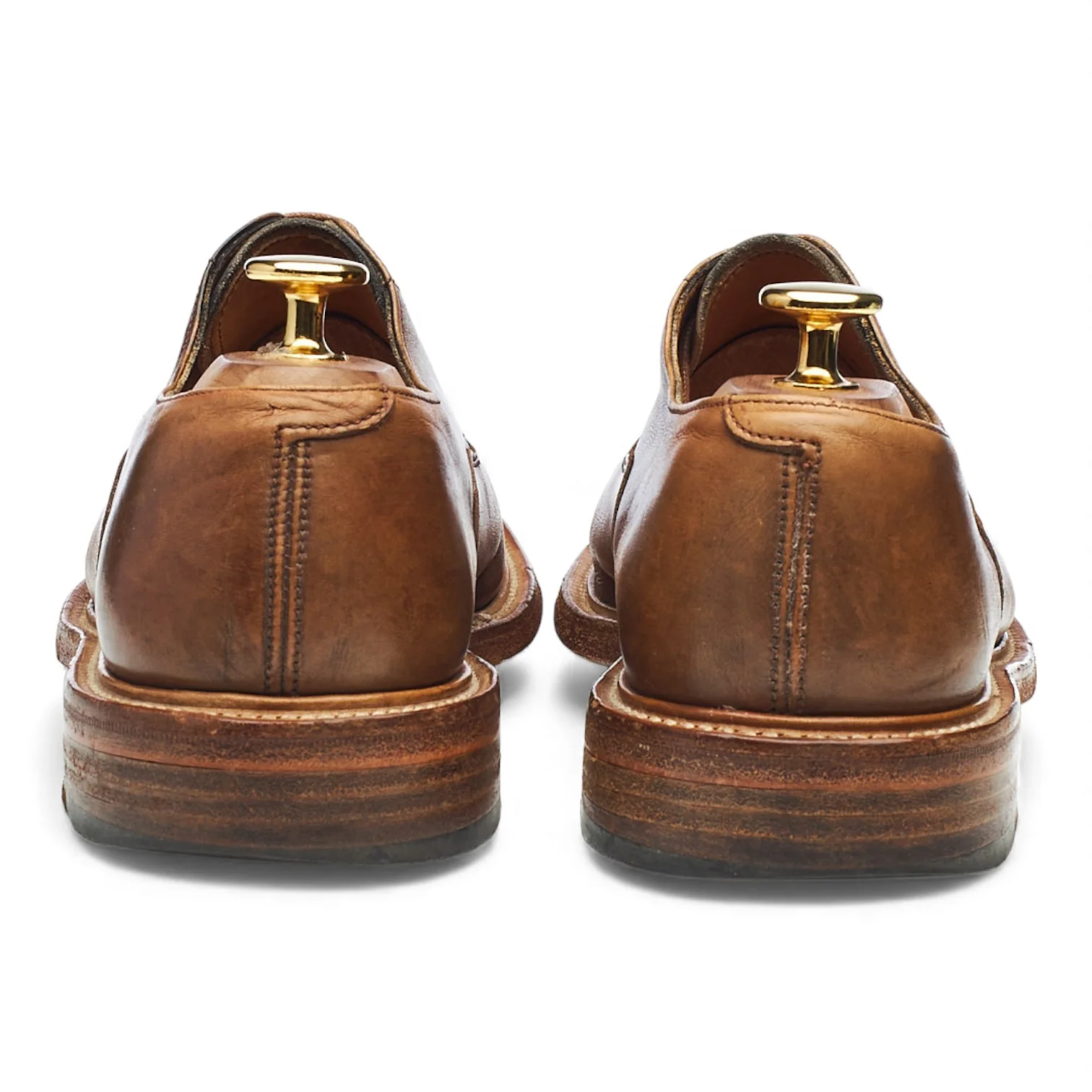 Margaret Howell Vintage Brown Leather Oxford UK 6 - Image 4