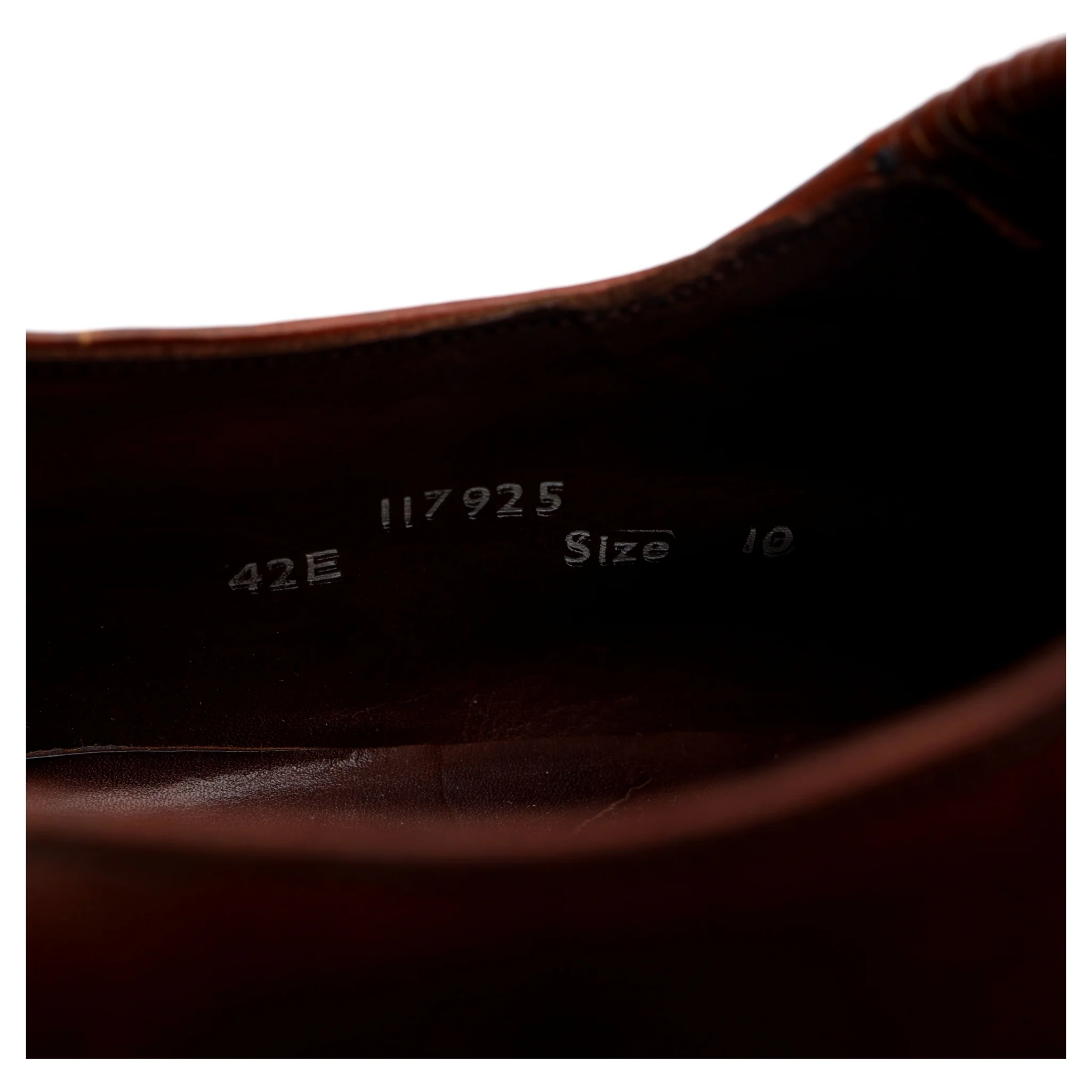 Vintage Brown Leather Slip On Loafers UK 10 E - Image 13