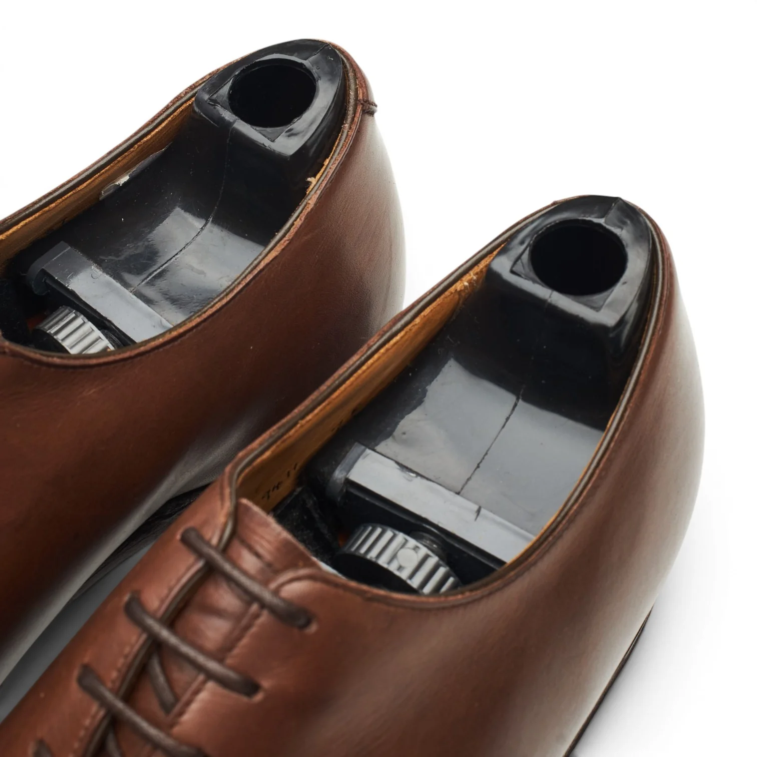 Brown Leather Wholecut Oxford UK 7 E - Image 6