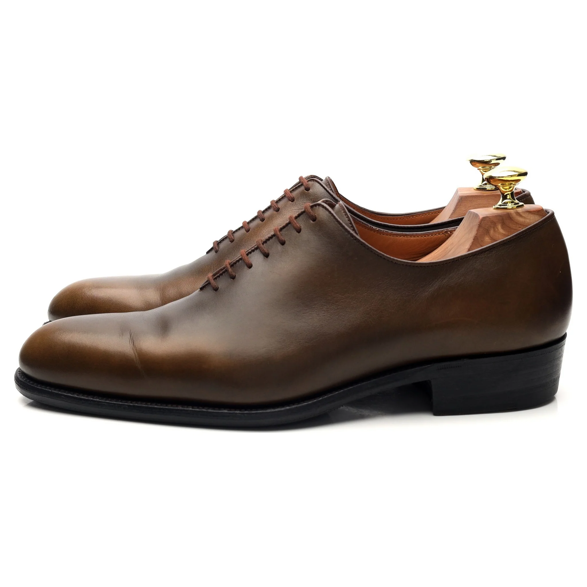 'Flore' Brown Leather Wholecut Oxford 7 E UK 7.5 - Image 3