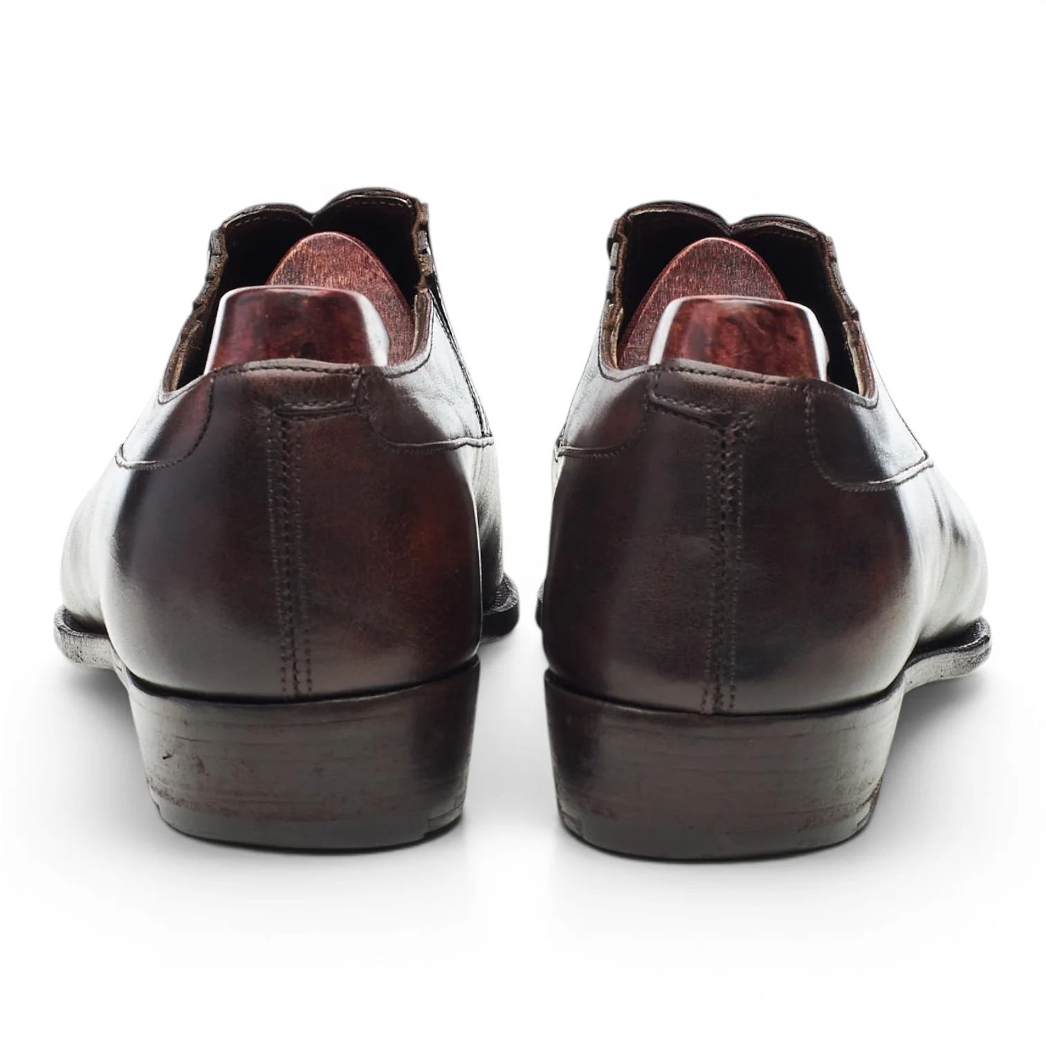 Brown Museum Leather Lazyman Slip On UK 8 E - Image 5