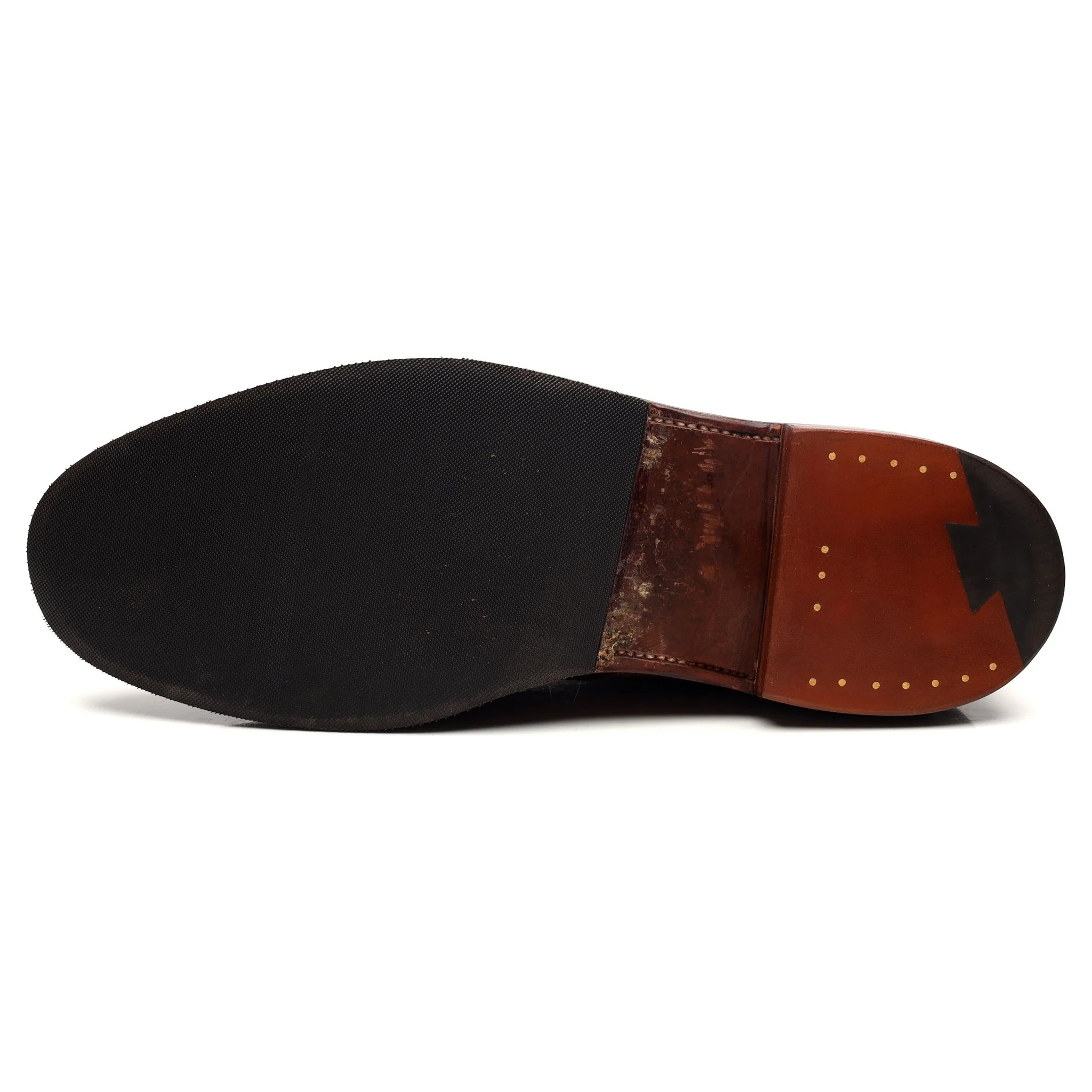 'D7801' Snuff Brown Suede Brogue Boots UK 10.5 US 11 D - Image 10