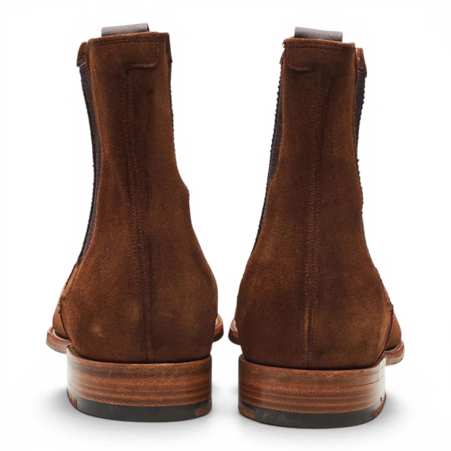 Snuff Brown Suede Chelsea Boots UK 8 FX - Image 4