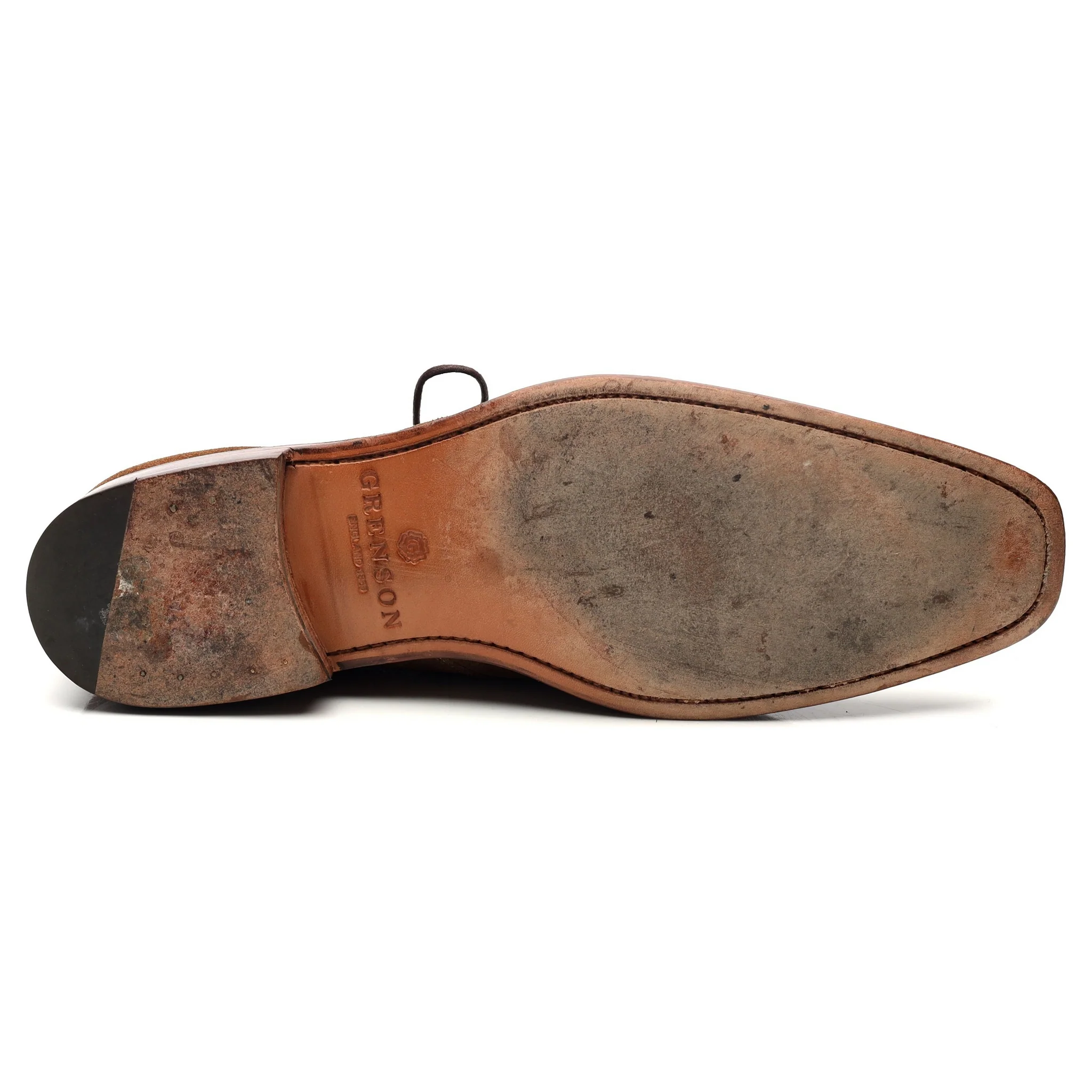 'Silas' Snuff Brown Suede Chukka Boots UK 10 F - Image 11