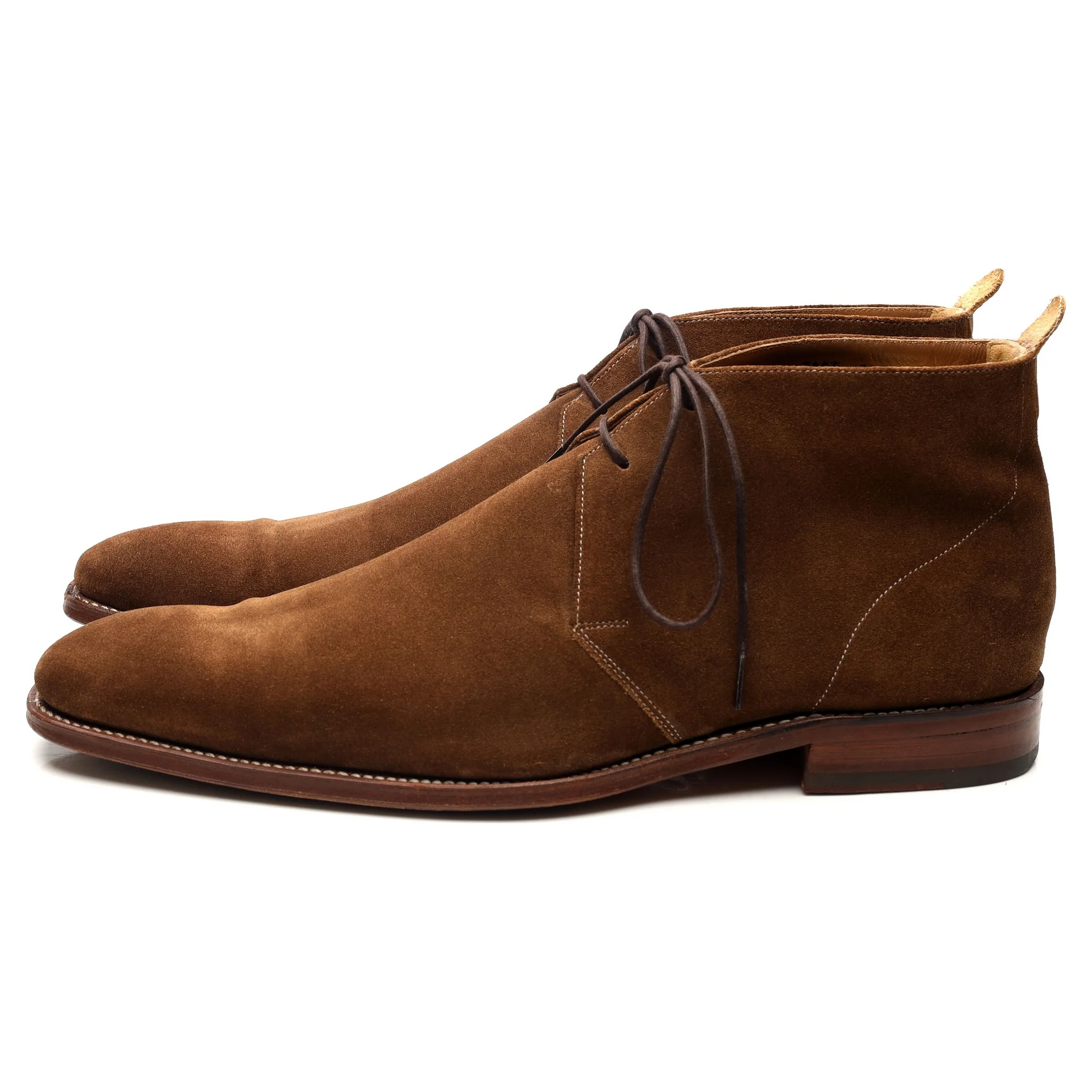 'Silas' Snuff Brown Suede Chukka Boots UK 10 F - Image 2