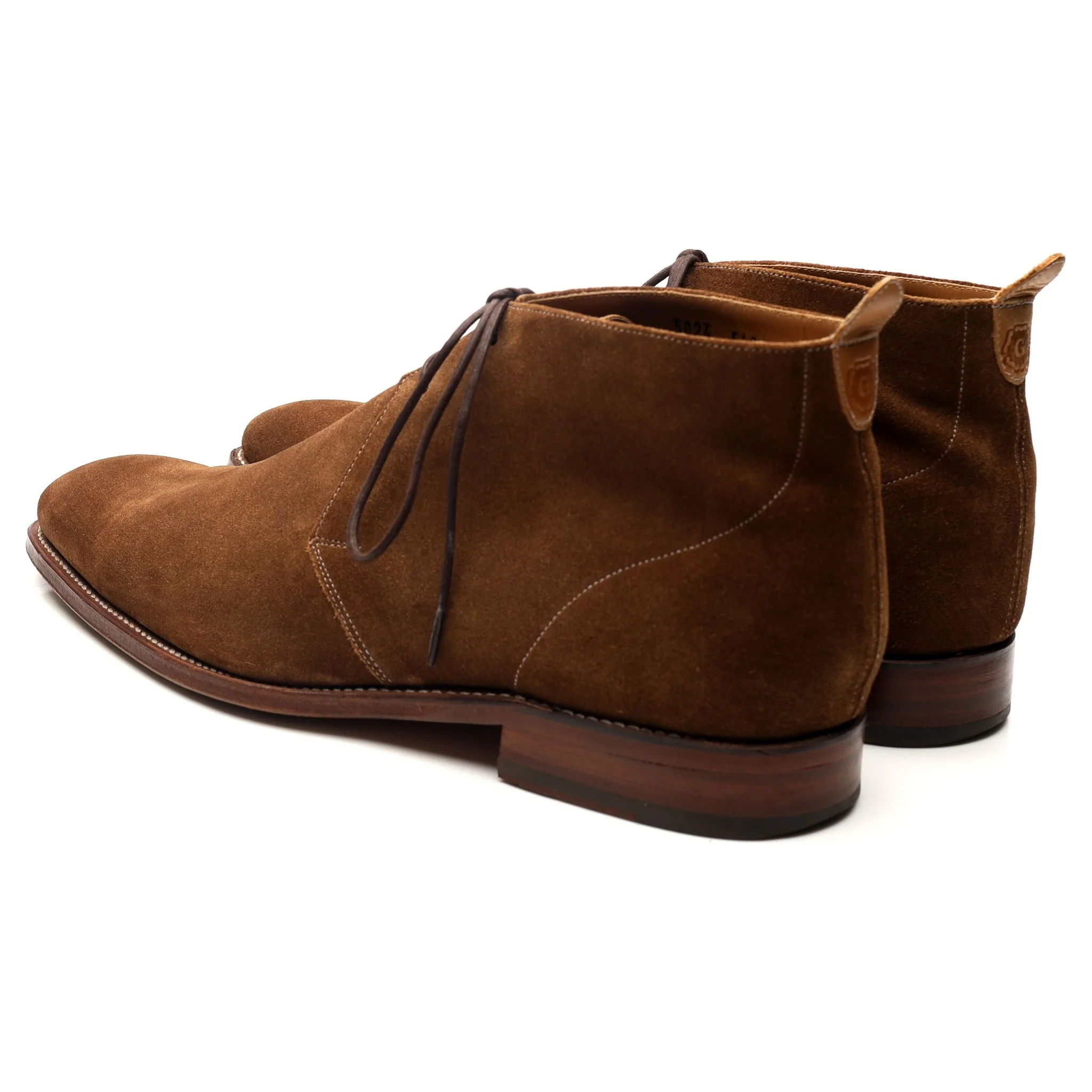 'Silas' Snuff Brown Suede Chukka Boots UK 10 F - Image 3