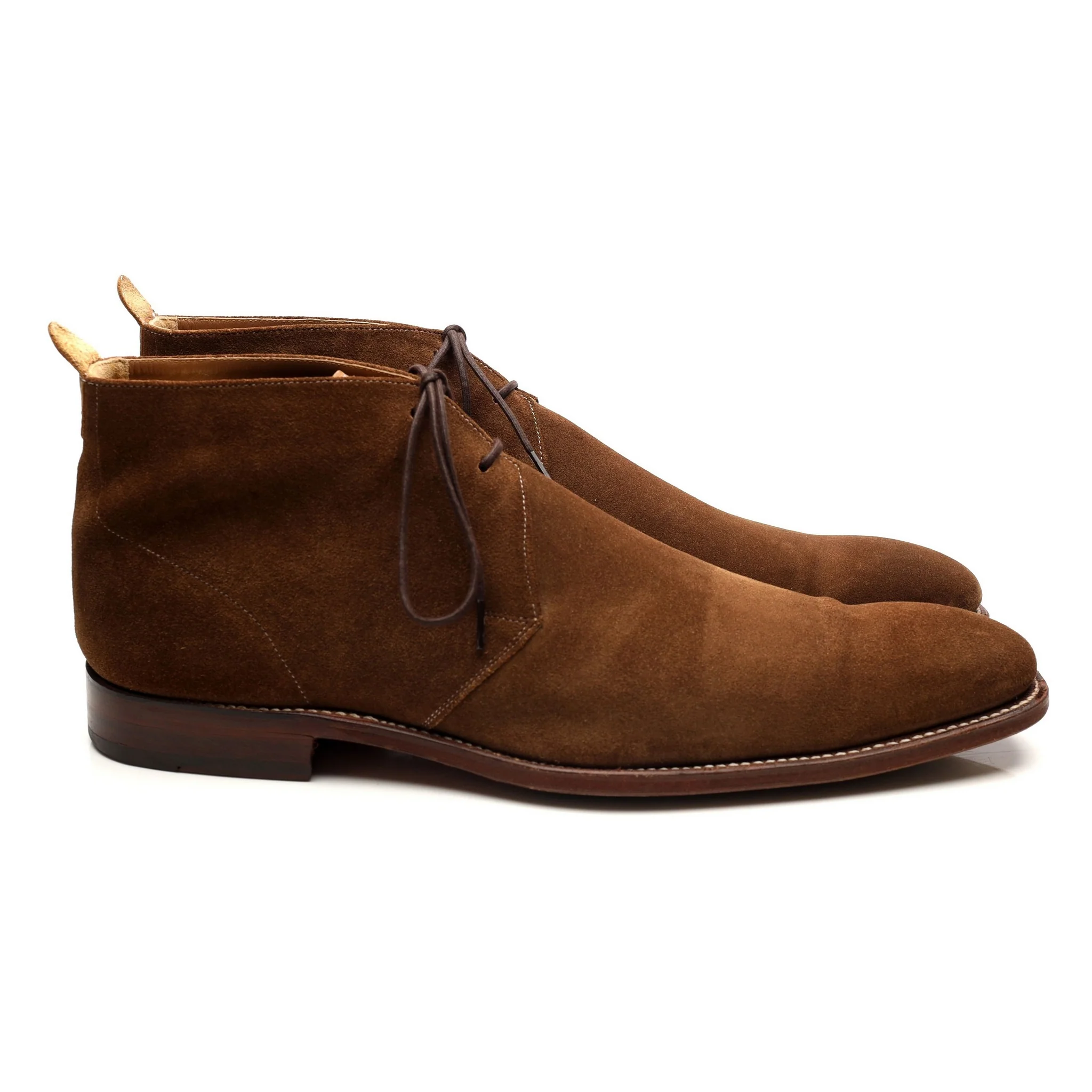 'Silas' Snuff Brown Suede Chukka Boots UK 10 F - Image 6