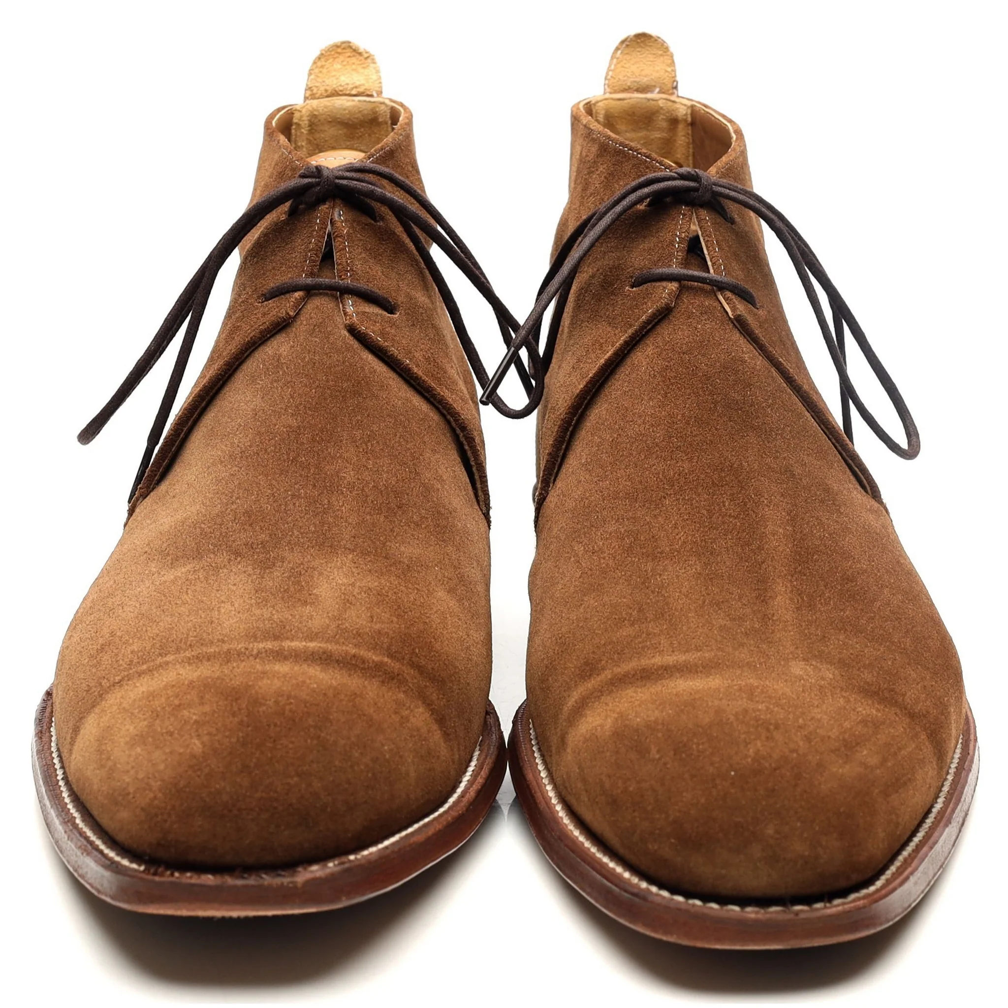'Silas' Snuff Brown Suede Chukka Boots UK 10 F - Image 8