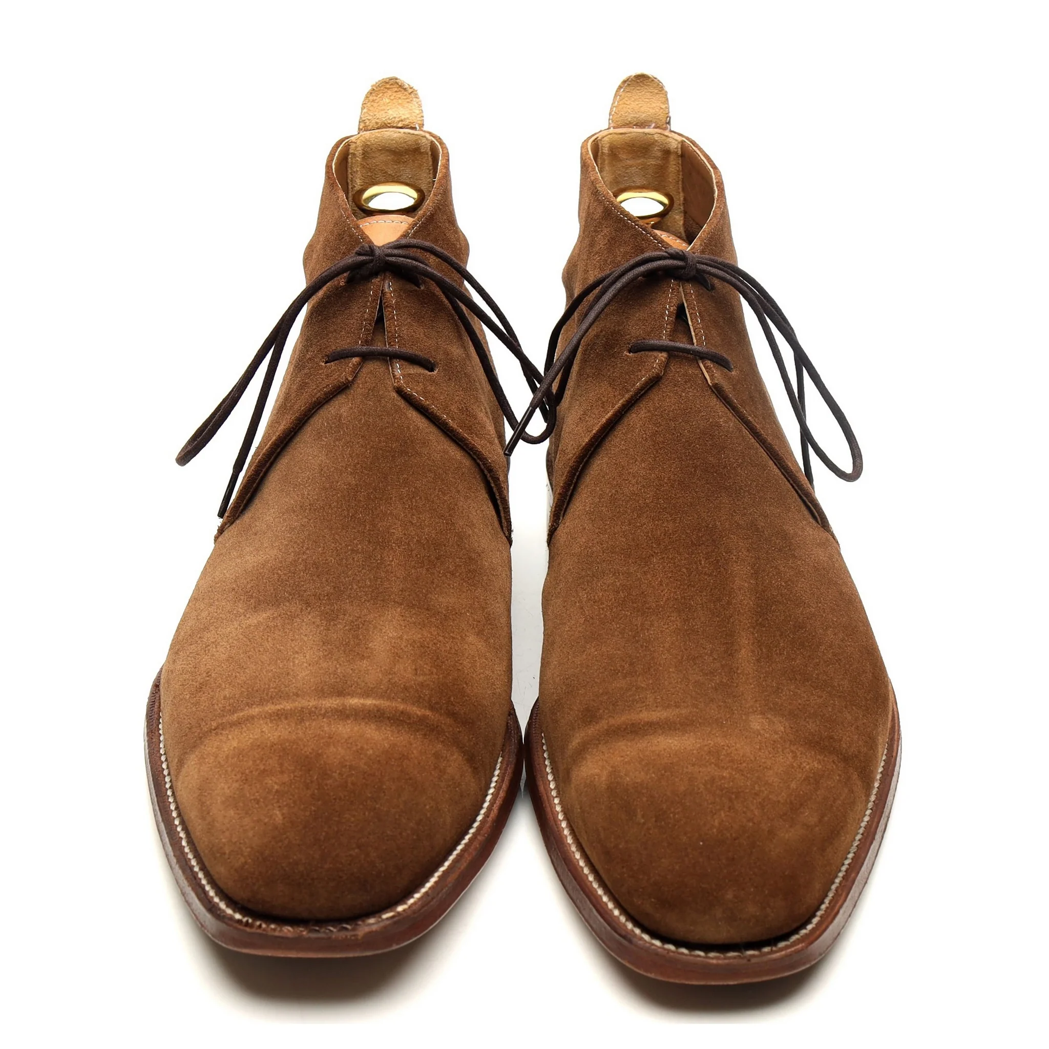 'Silas' Snuff Brown Suede Chukka Boots UK 10 F - Image 9