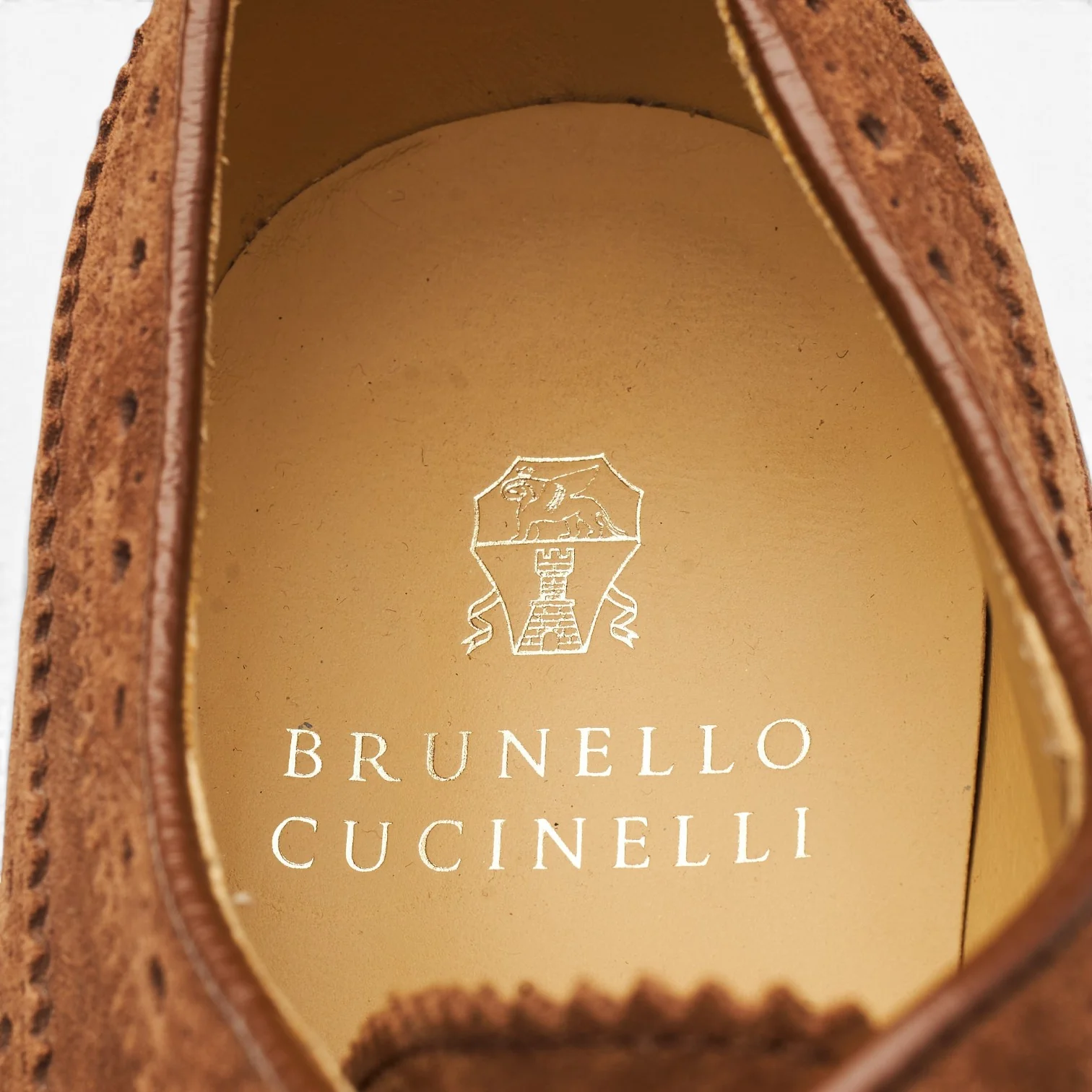 Brown Suede Derby Brogues UK 7 EU 41 - Image 6