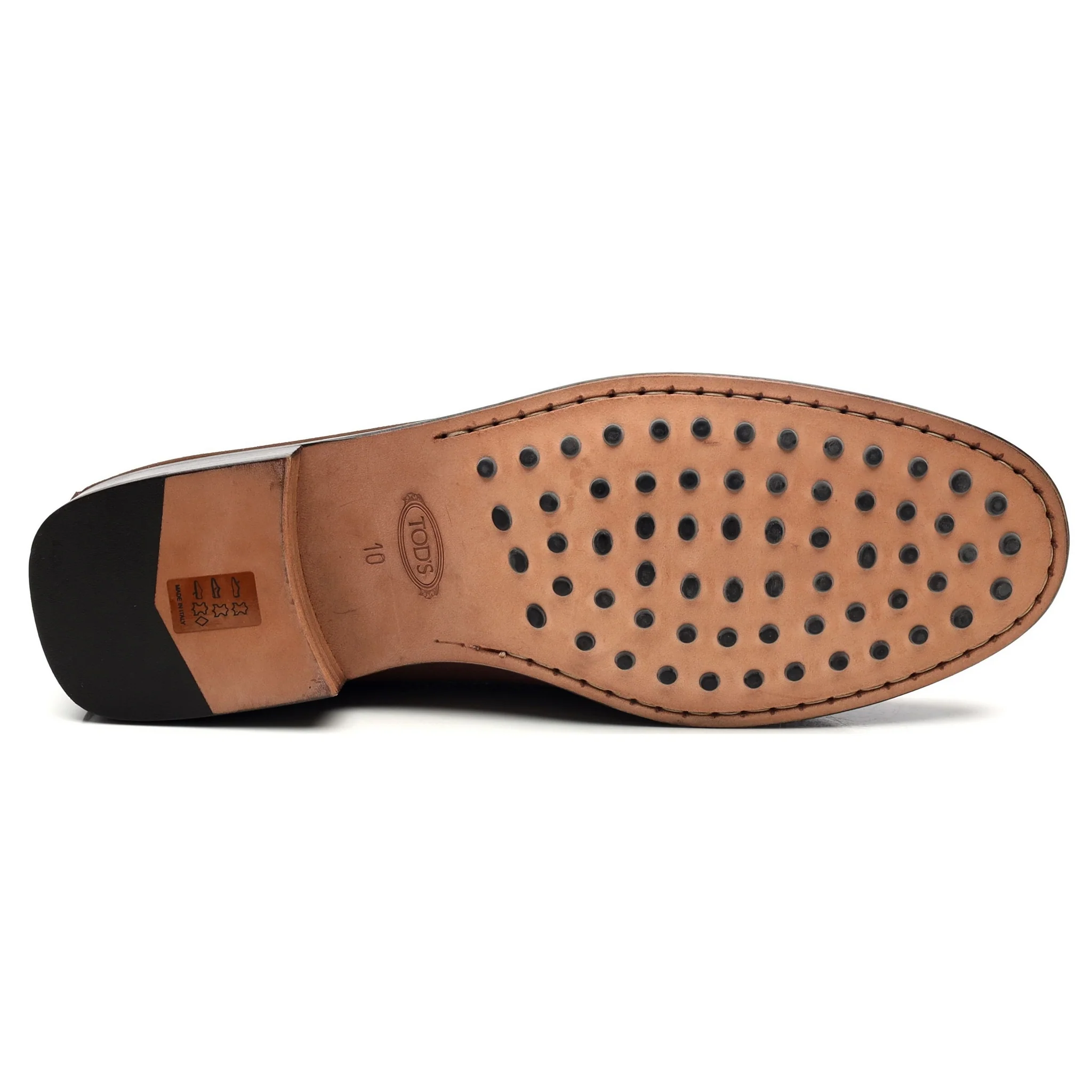 Brown Suede Loafers UK 10 - Image 10
