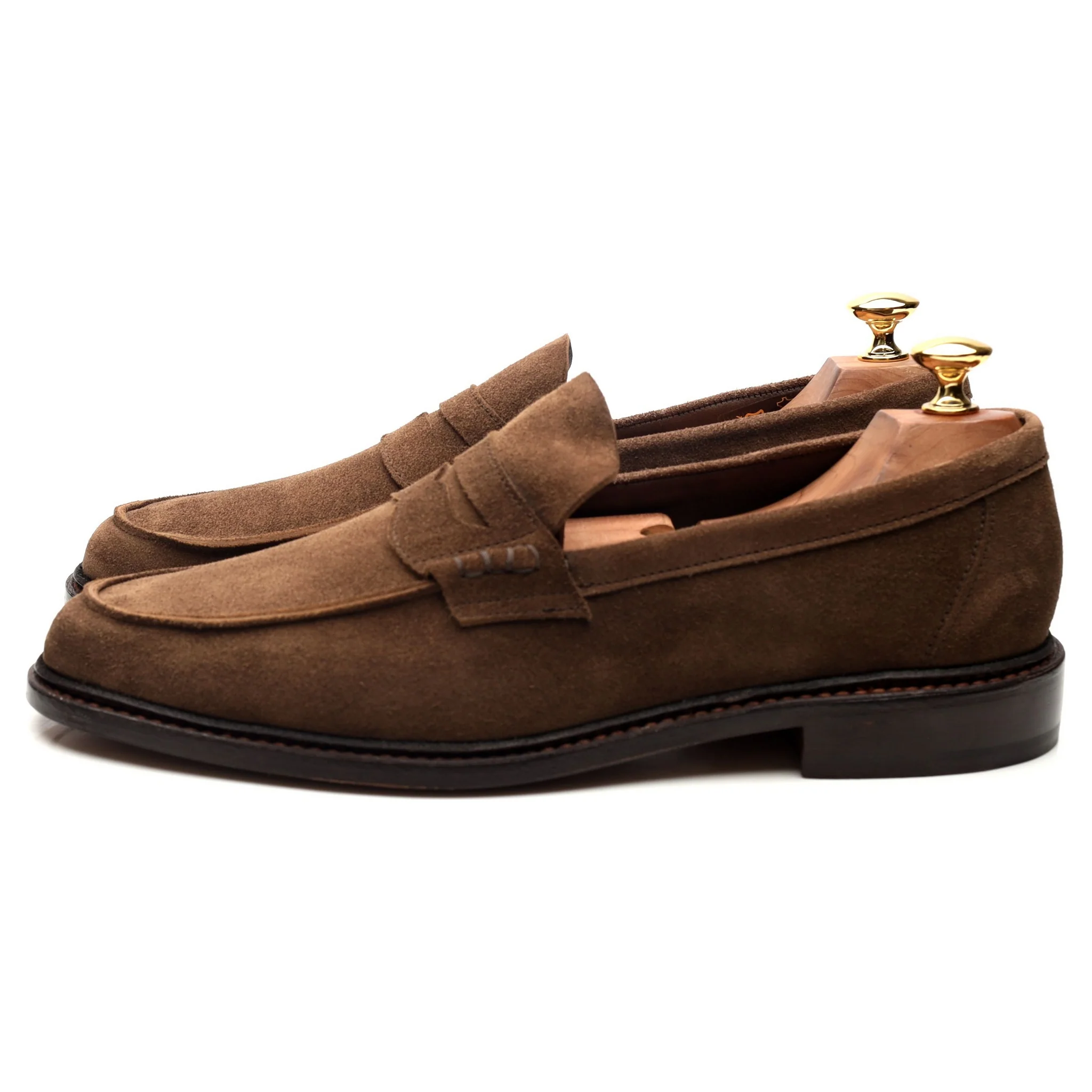 Sunspel Brown Suede Loafers UK 9 - Image 2