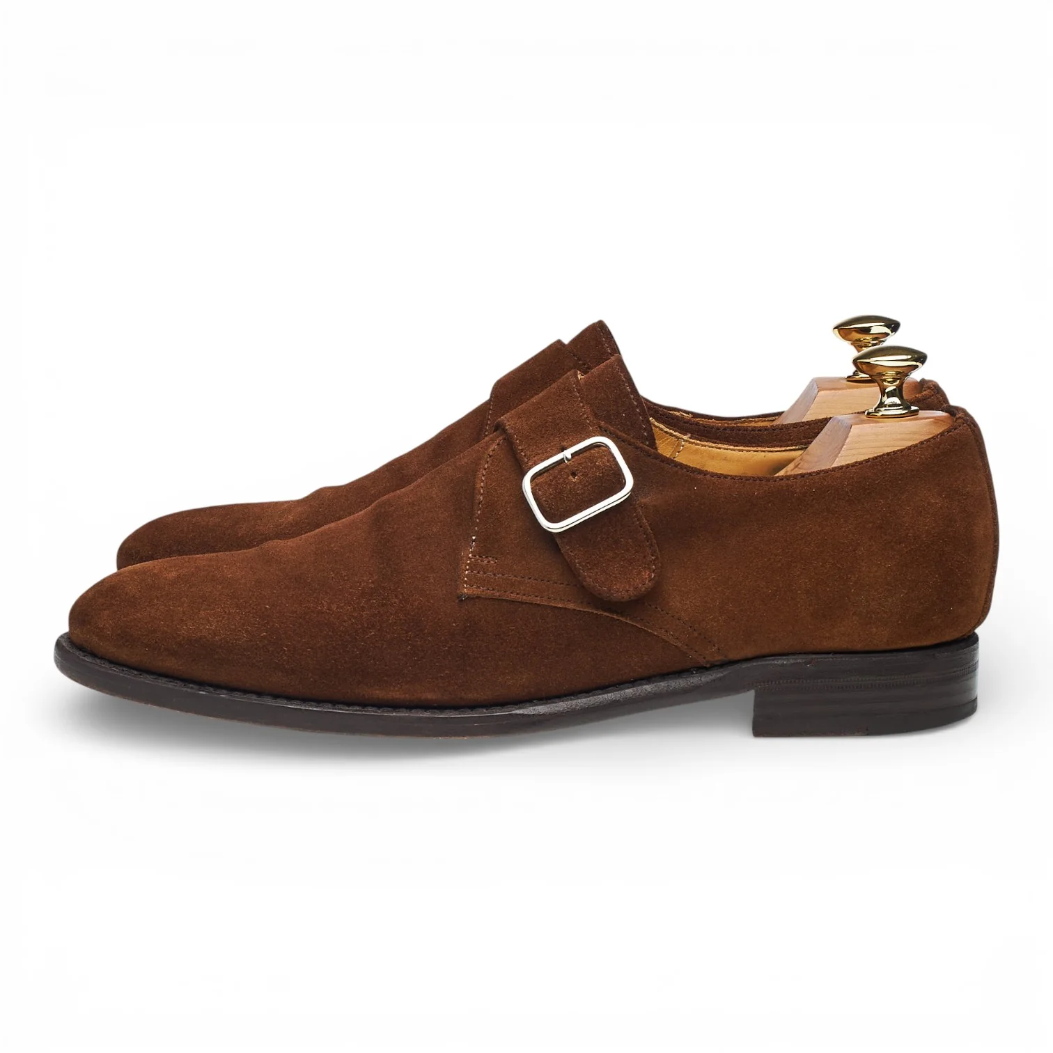 Brown Suede Monk Strap UK 6.5 - Image 3