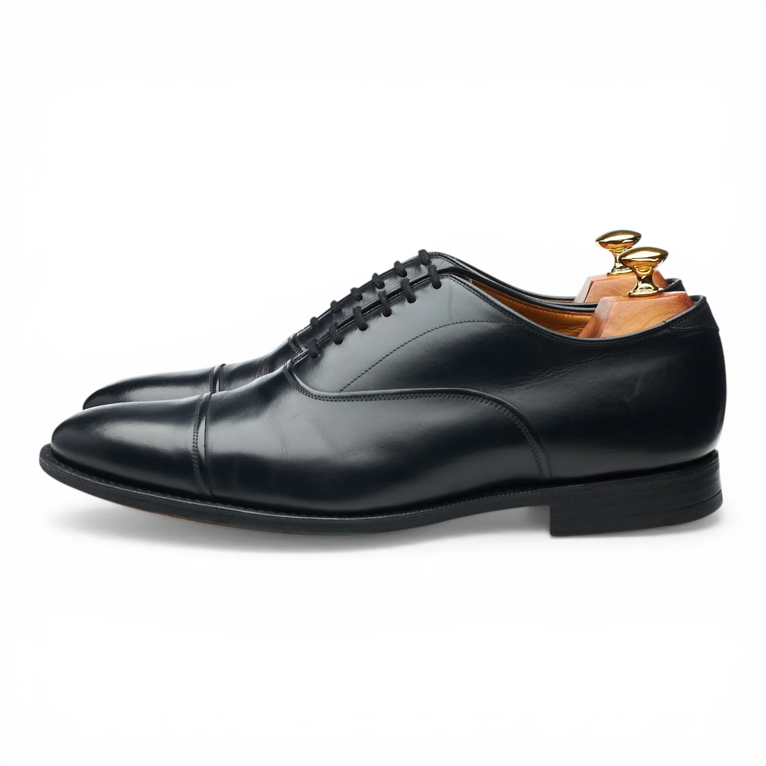 'Buckden' Black Leather Oxford UK 9 G - Image 3