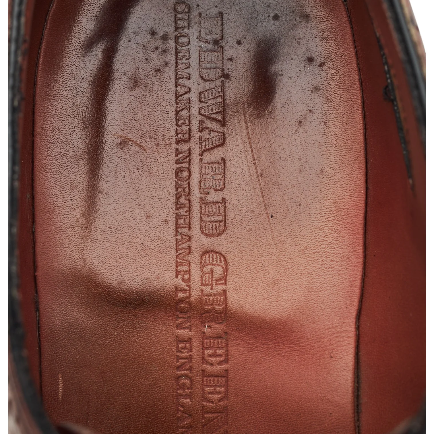 'Aberdeen' Burgundy Leather Derby Brogues UK 7.5 E - Image 6