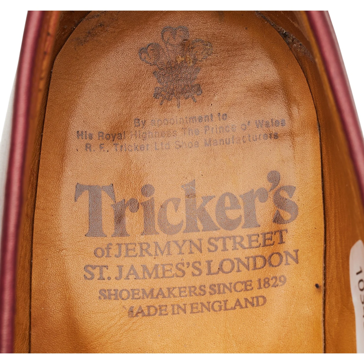 Burgundy Leather Loafers UK 9 - Image 7