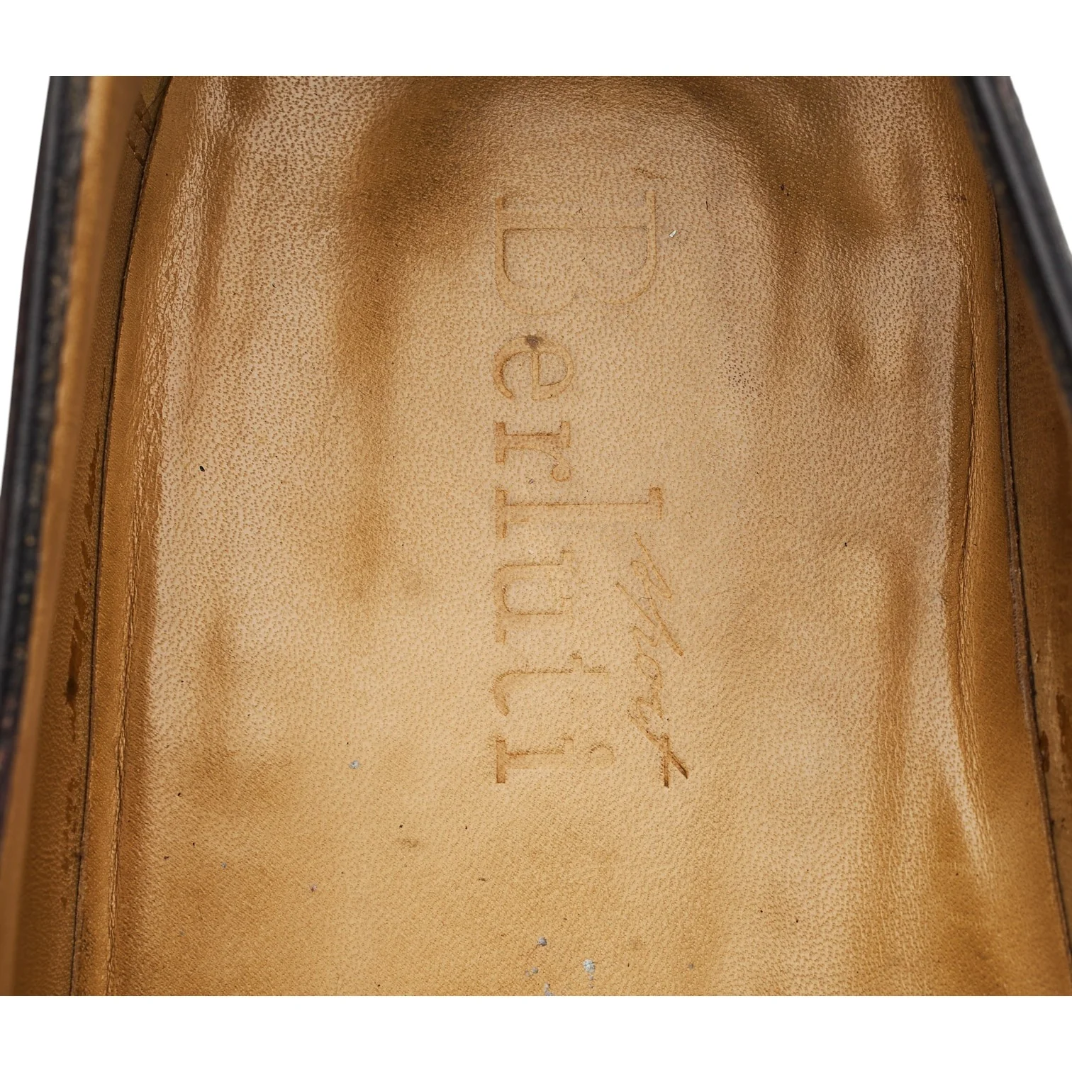 'Andy' Burgundy Leather Loafers UK 10 - Image 6