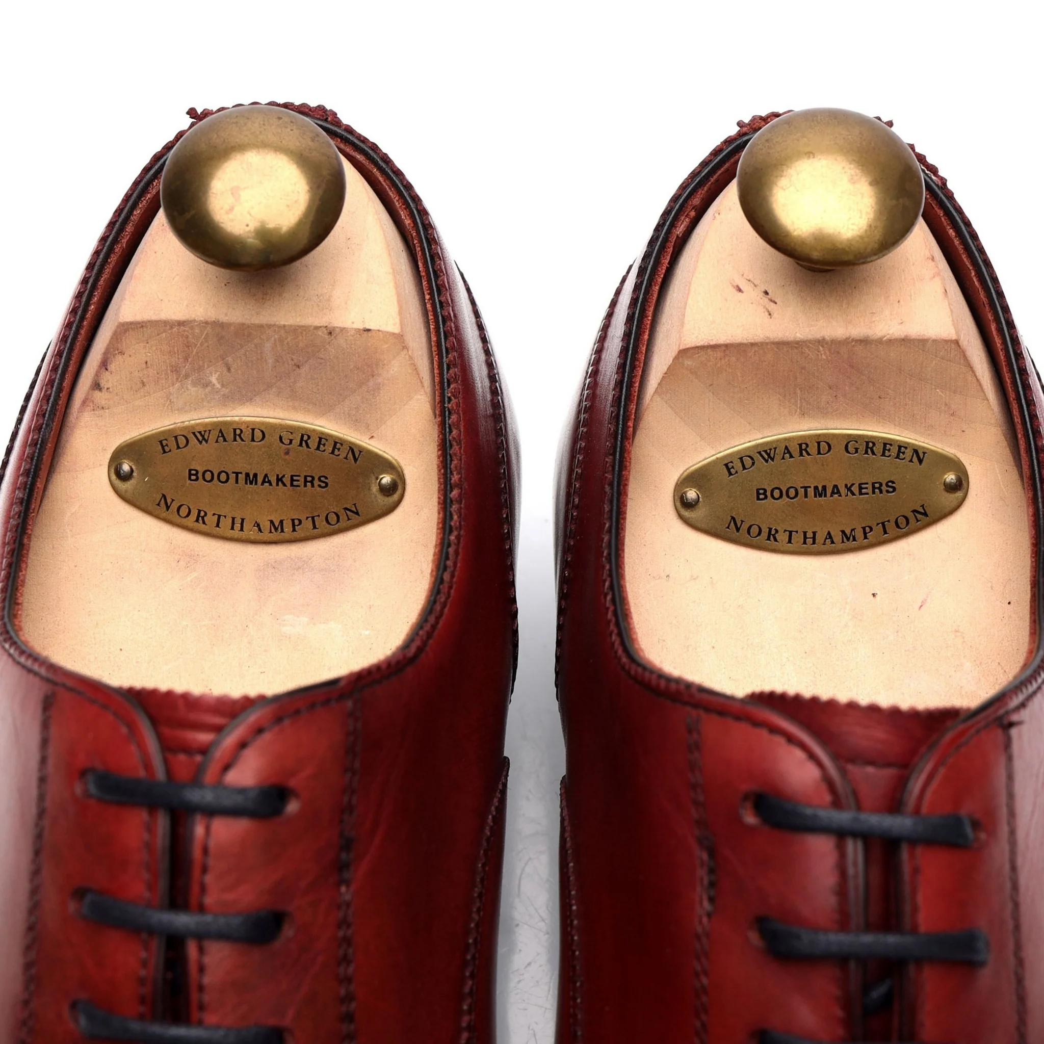 'Beaulieu' Burgundy Leather Oxford Austerity Brogue UK 8.5 E - Image 6