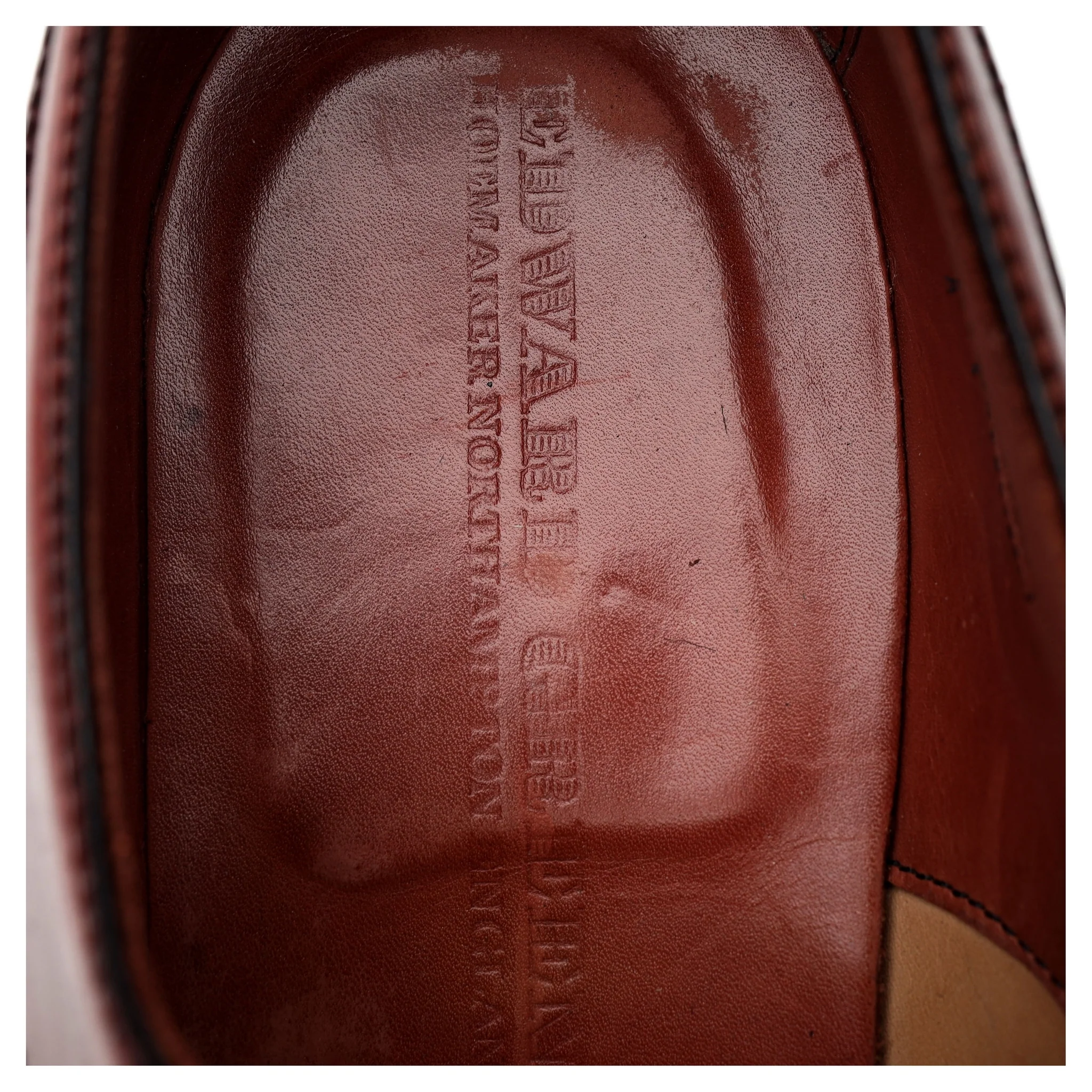 'Beaulieu' Burgundy Leather Oxford Austerity Brogue UK 8.5 E - Image 7