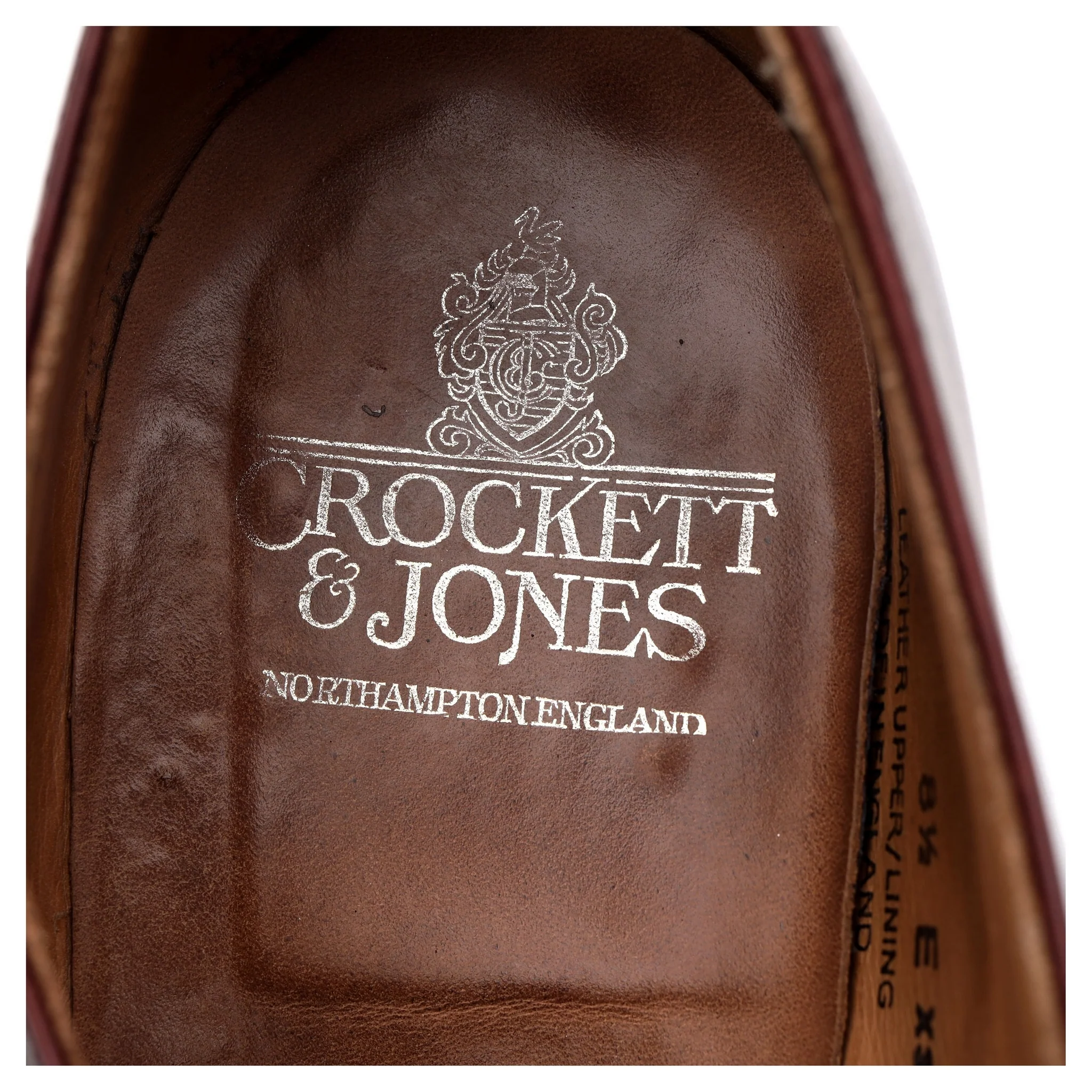 Burgundy Leather Oxford UK 8.5 E - Image 12