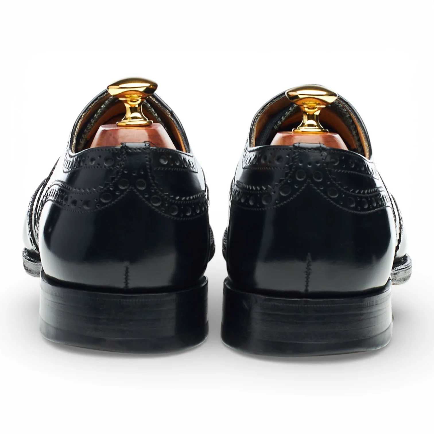 'Burwood' Black Leather Oxford Brogues UK 9.5 F - Image 4