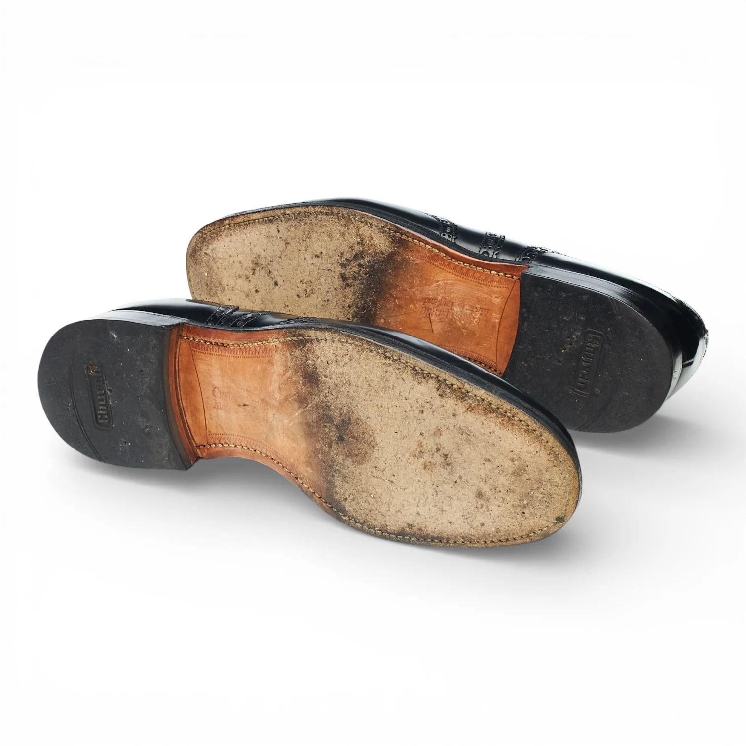 'Burwood' Black Leather Oxford Brogues UK 9.5 F - Image 5