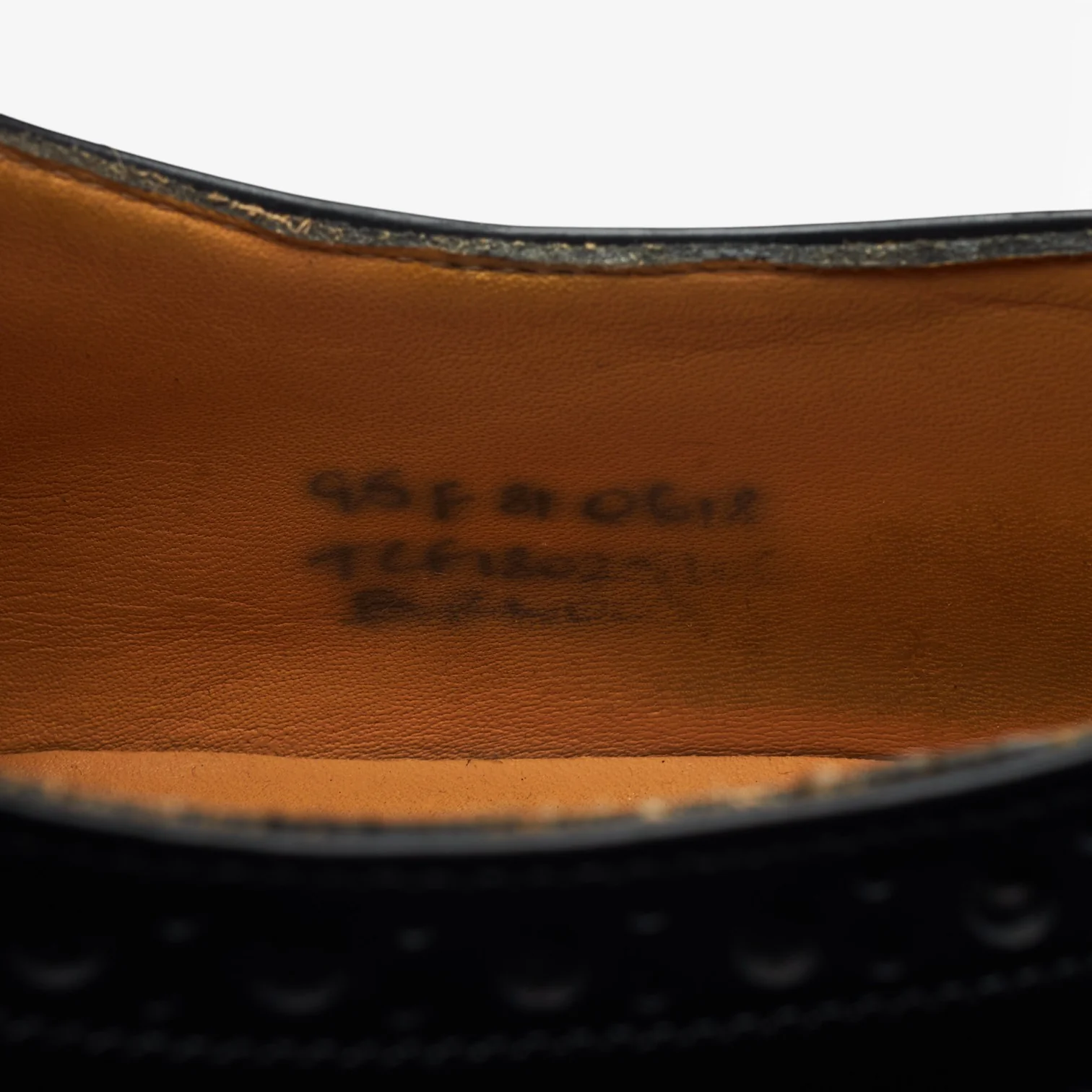 'Burwood' Black Leather Oxford Brogues UK 9.5 F - Image 7