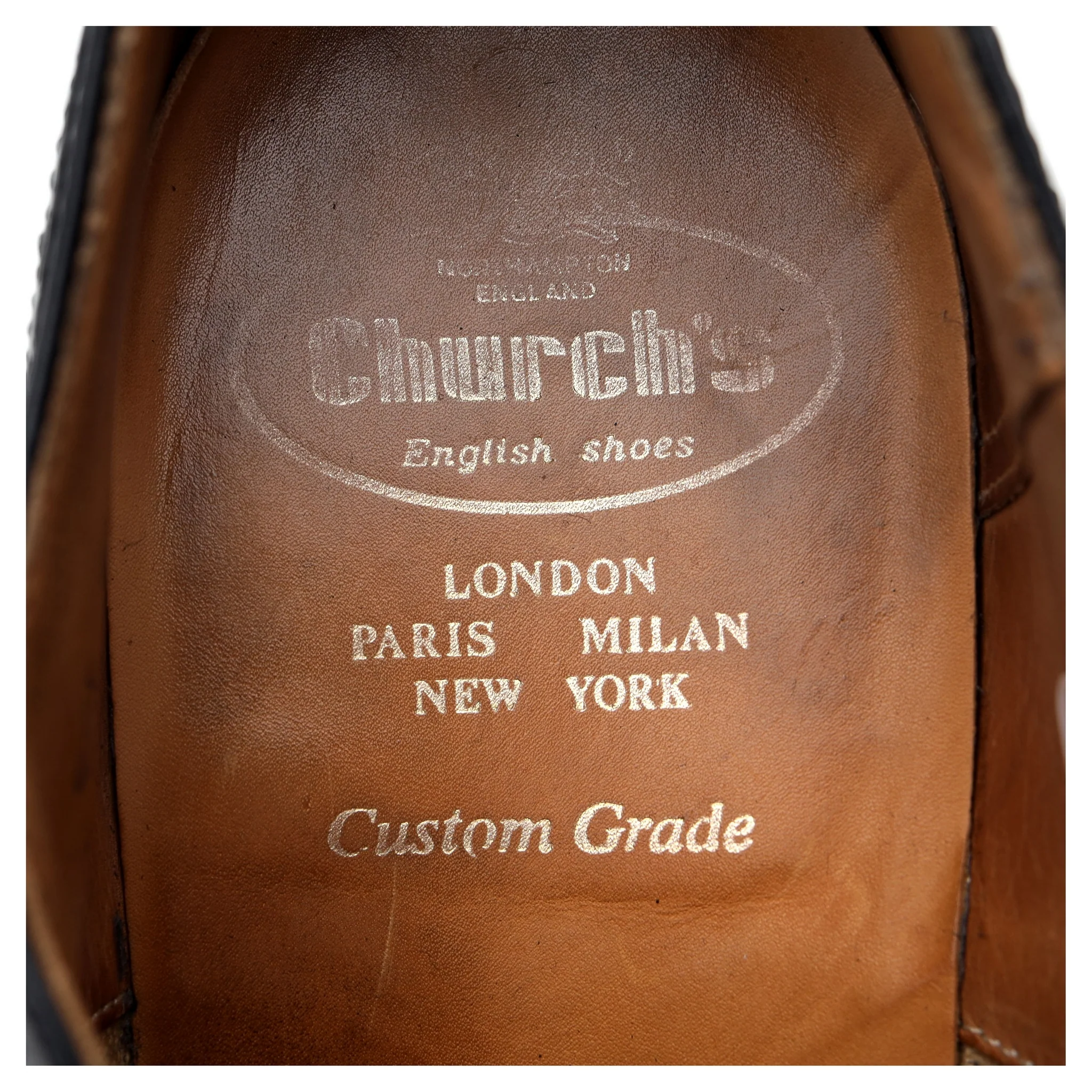 'Burwood' Black Leather Oxford UK 8.5 G - Image 12
